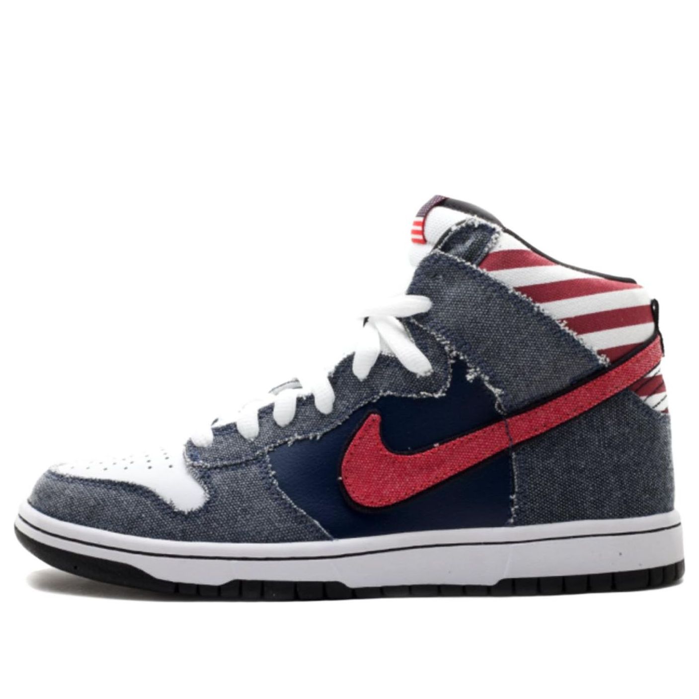  Nike Dunk High Premium SB 'Born In The USA' 313171-100 Vintage Sportswear 