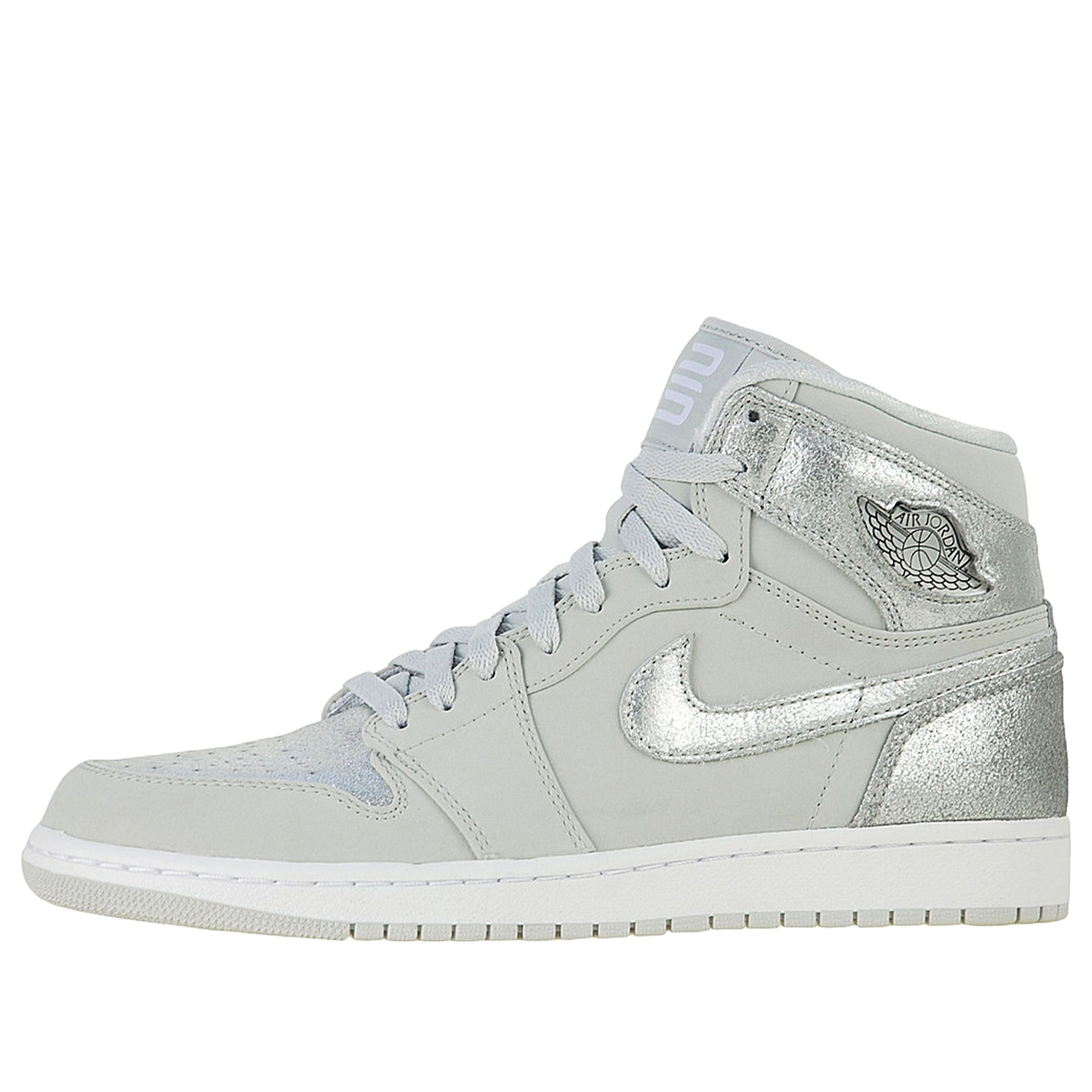  Air Jordan 1 Retro Hi Silver '25th Anniversary' 396009-001 Vintage Sportswear 