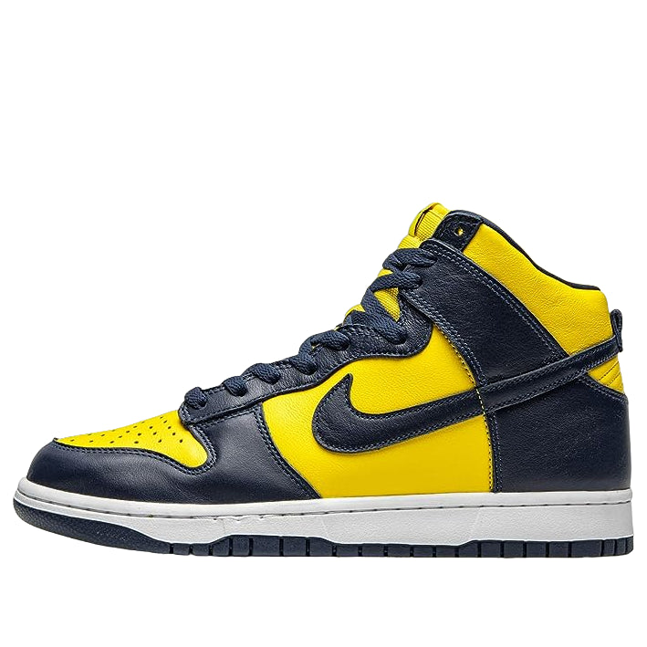  Nike Dunk High LE 'Goldenrod Obsidian' 981012-471 Signature Shoe 