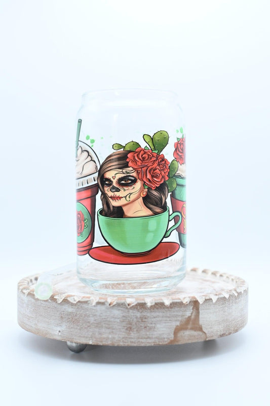 Concha y Cafe Libby Glass Cup – Unique Padilla Designs