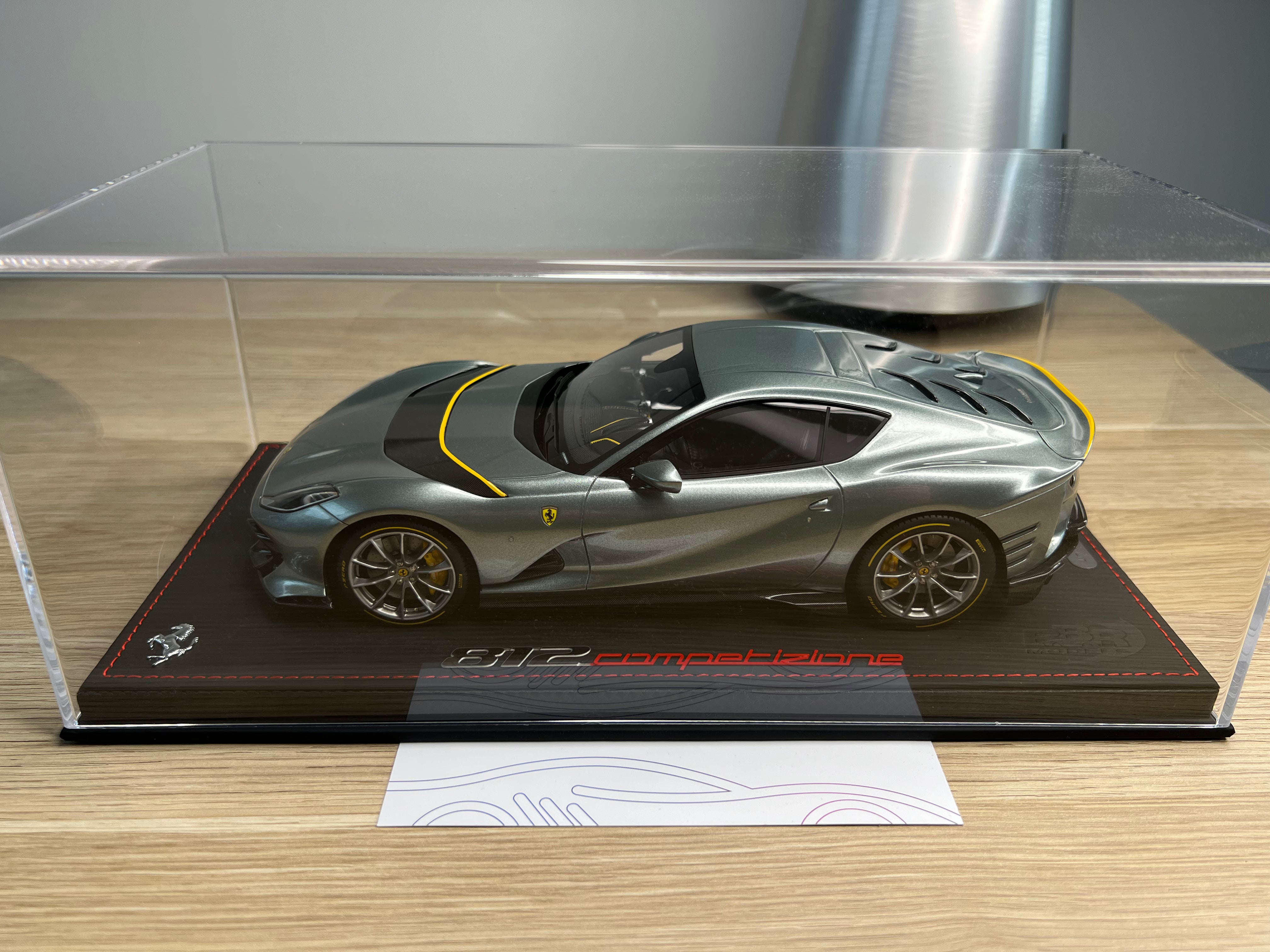 Ferrari 812 Competizione A - Grigio Coburn - 1:18