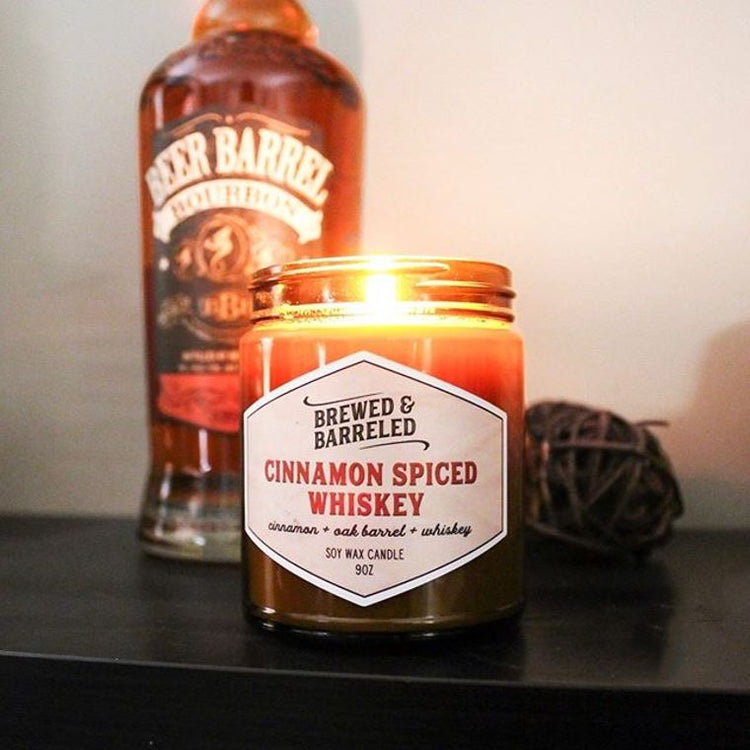 Cinnamon Spiced Whiskey candle