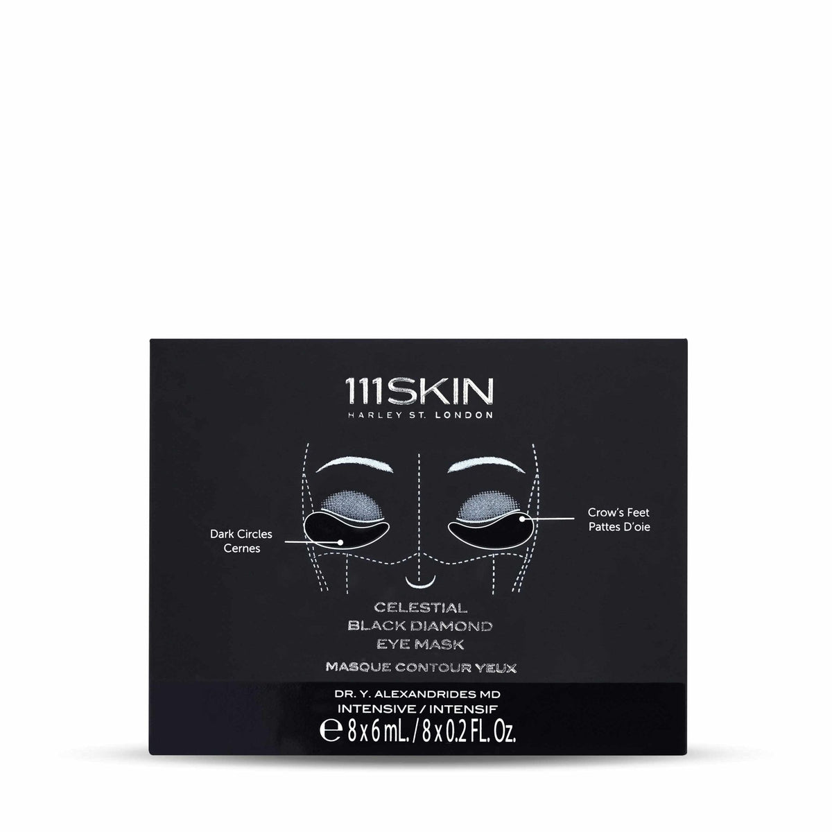 Celestial Black Diamond Eye Mask