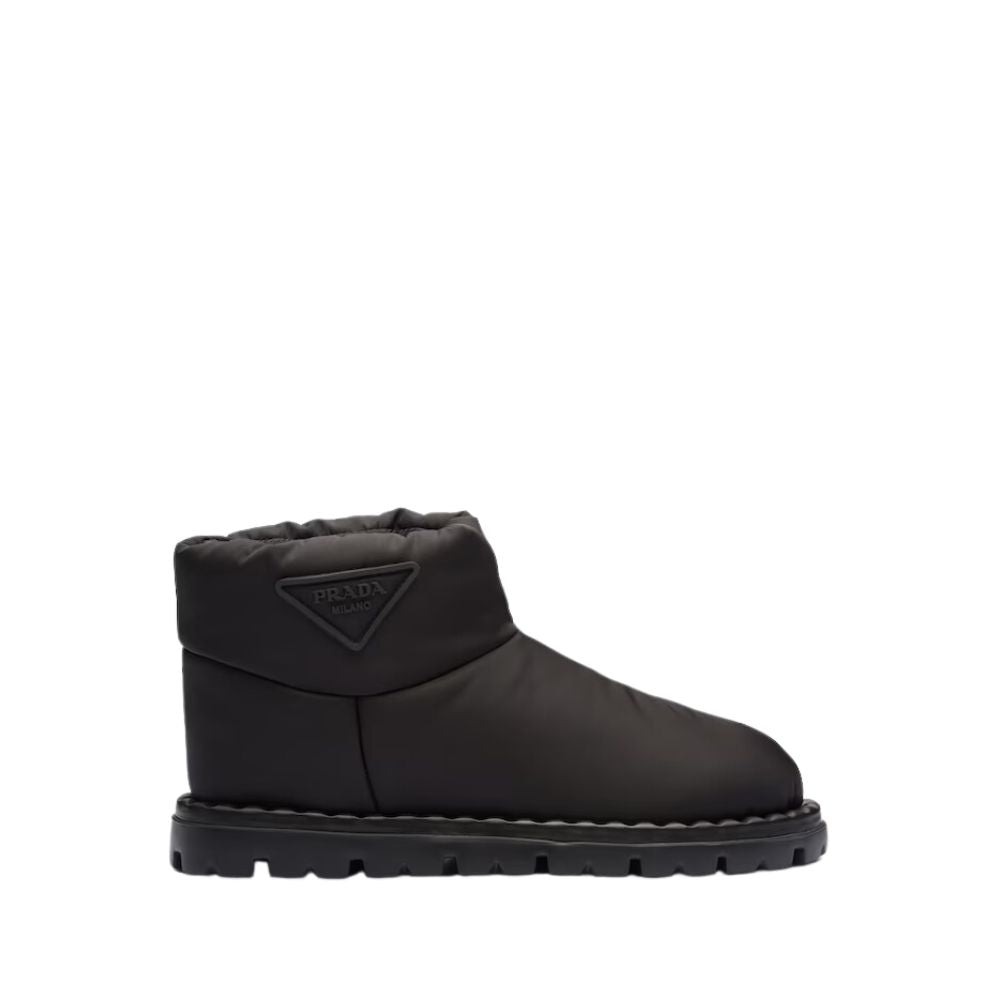 PD NYLON FABRIC BOOTIES BLACK 1T259N 3LGO F0002 F 020