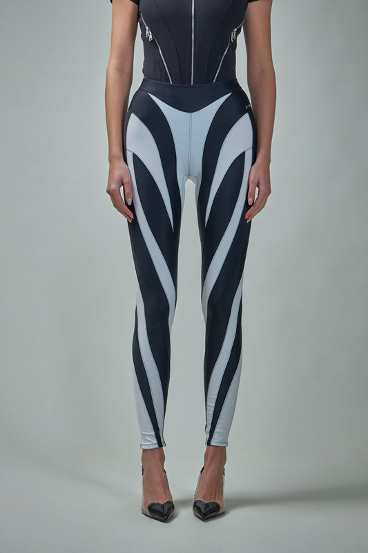 MUGLER - Sheer Spiral Leggings  HBX - Globally Curated Fashion and  Lifestyle by Hypebeast
