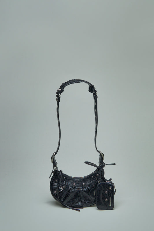 Black Meru Monogram Bag