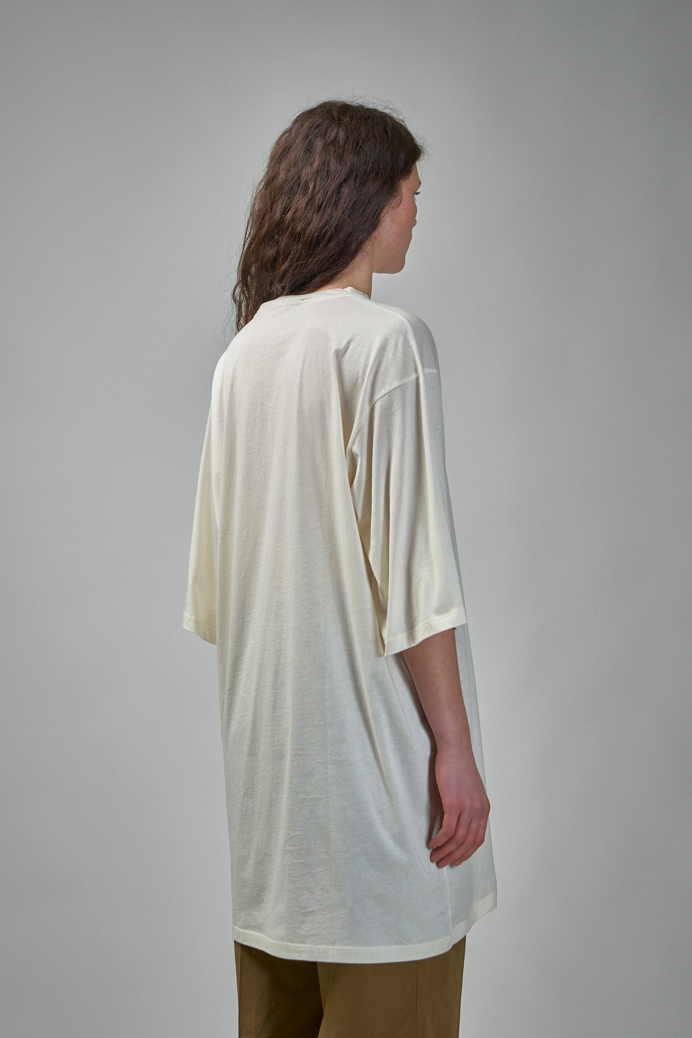 Sofie D'hoore Tallin Long T-shirt Short Sleeves In Sand