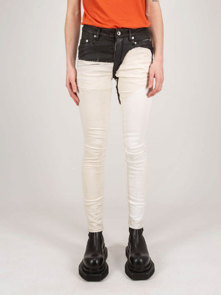 Rick Owens DRKSHDW Tyrone Cut as Sample Denim white – LABELS