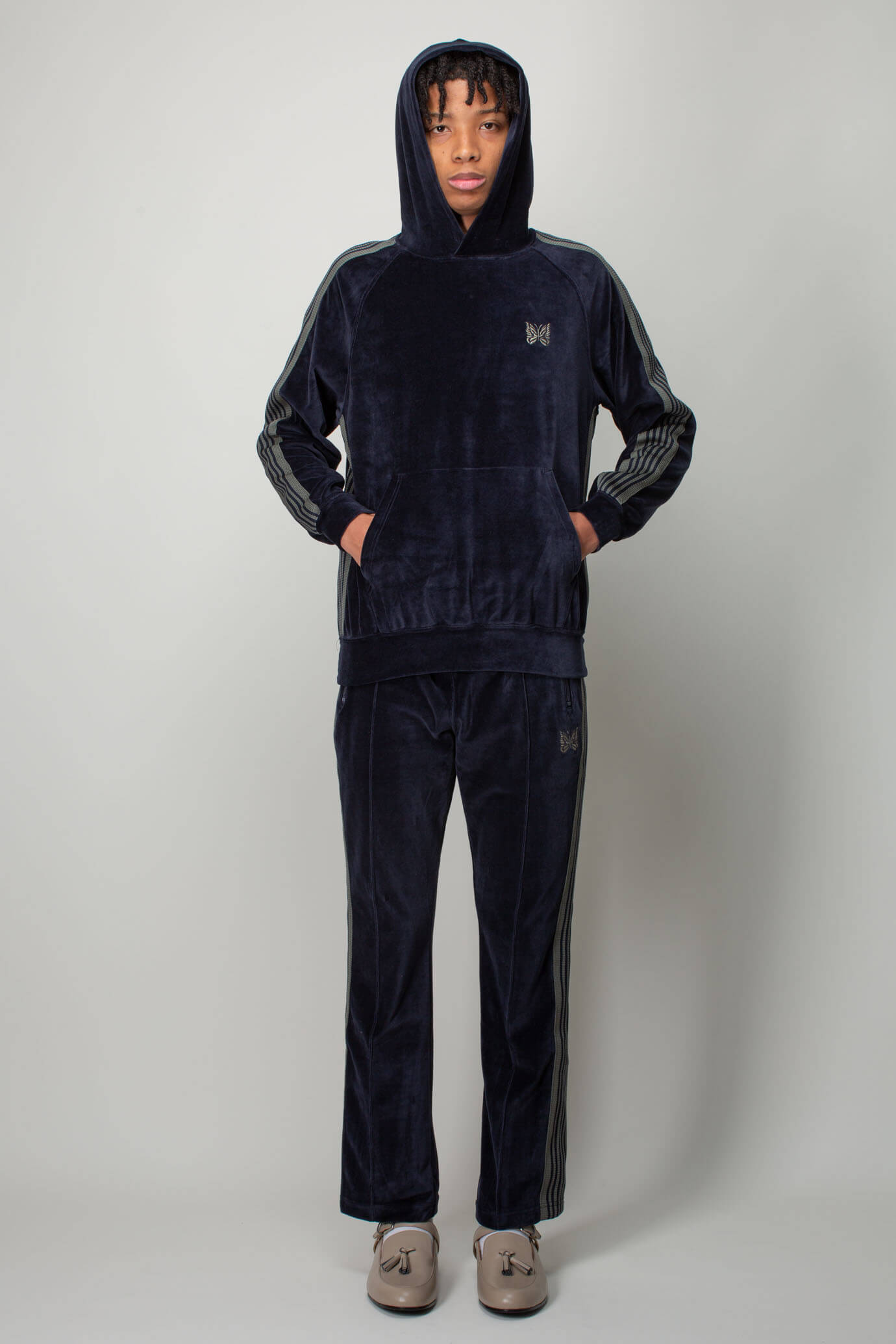 Narrow Track Pant - C/Pe Velour