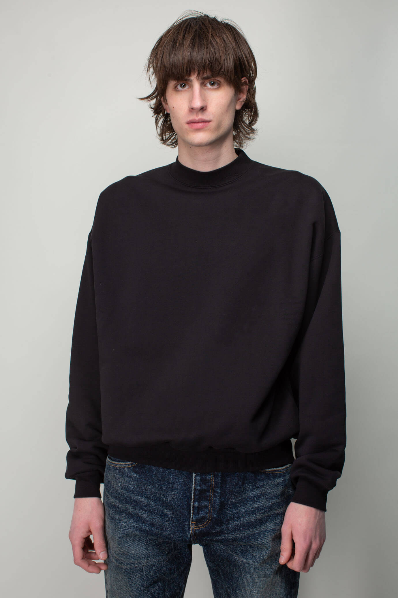 Balenciaga Back Logo Sweater In Black | ModeSens