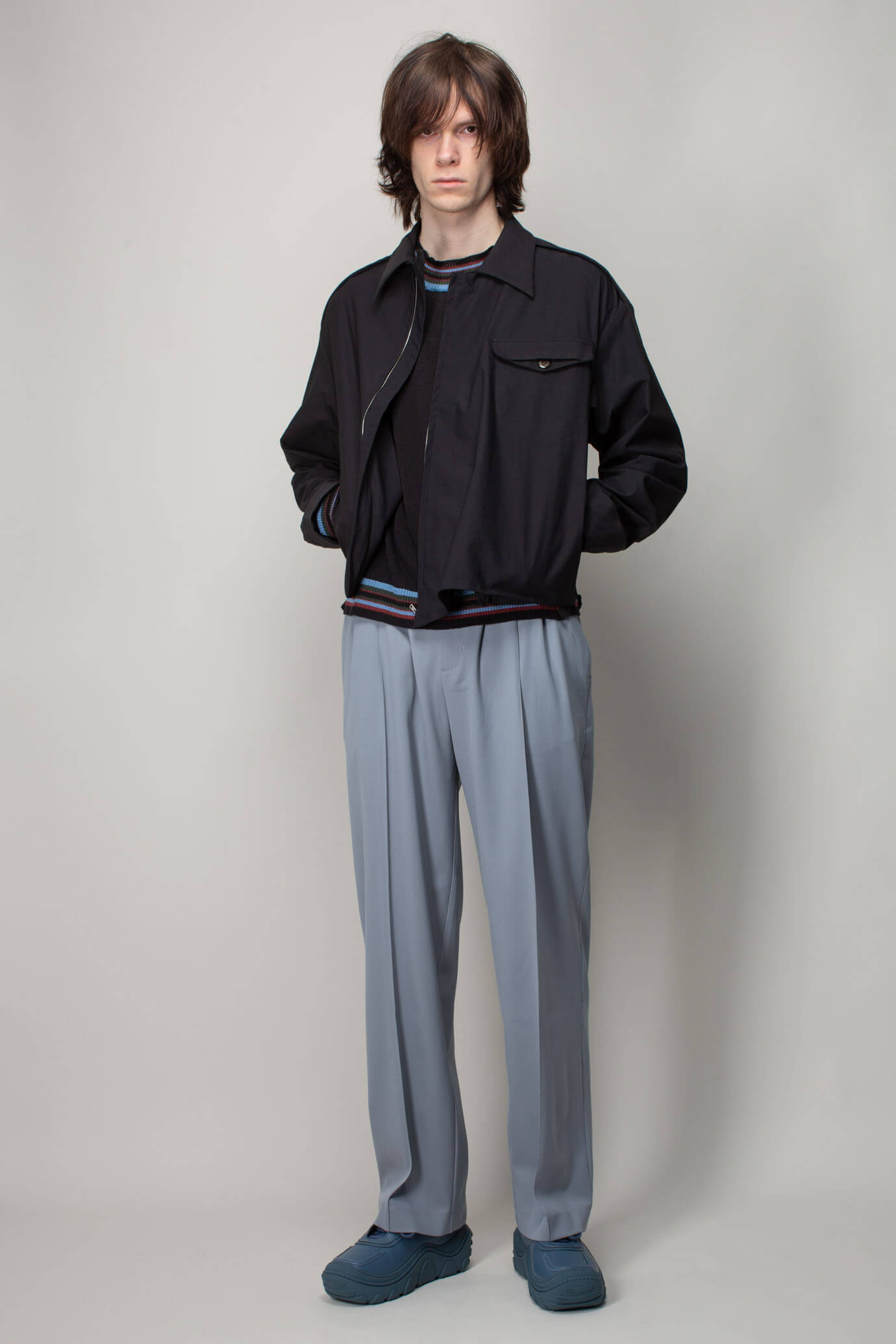 27500円 23回くらい着ましたkiko kostadinov murad zip jacket 44 | camillevieraservices.com
