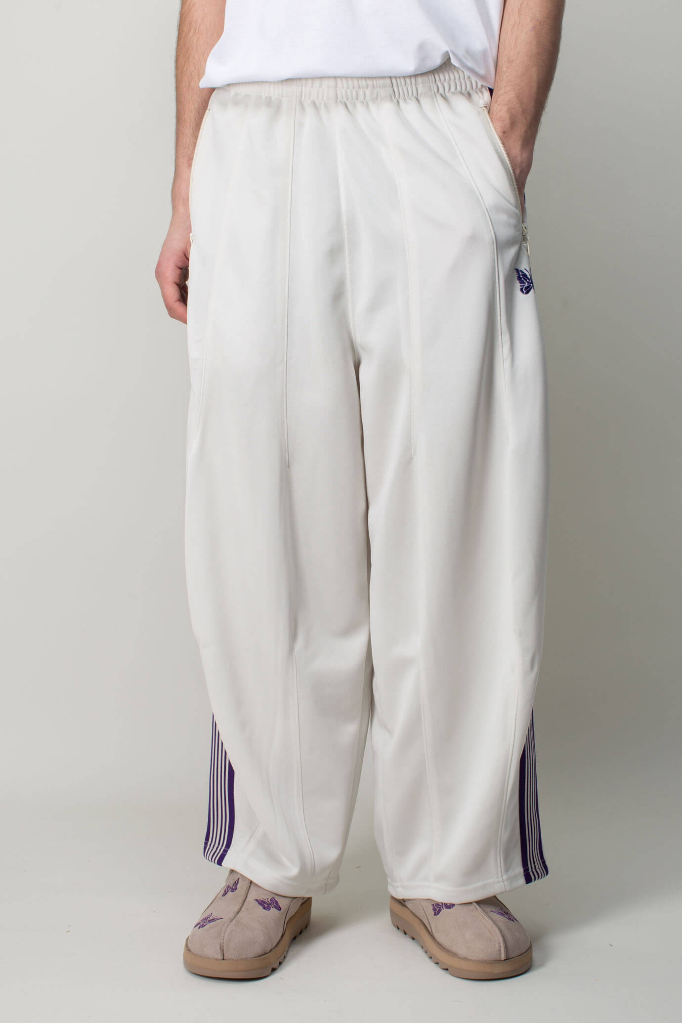 needles 23ss H.D. Track Pant Ice White | kensysgas.com