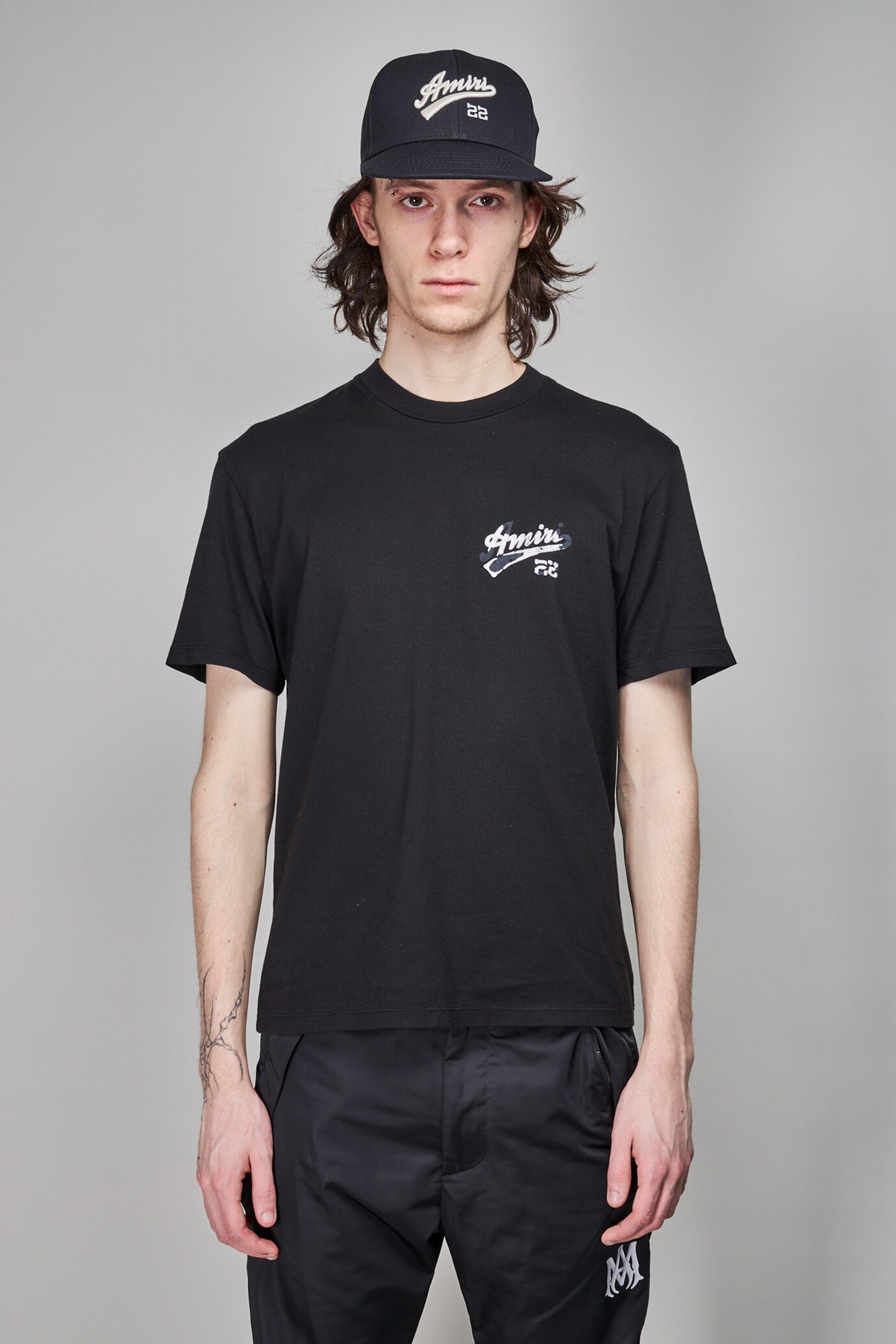 Amiri 22 Jersey Tee in Black