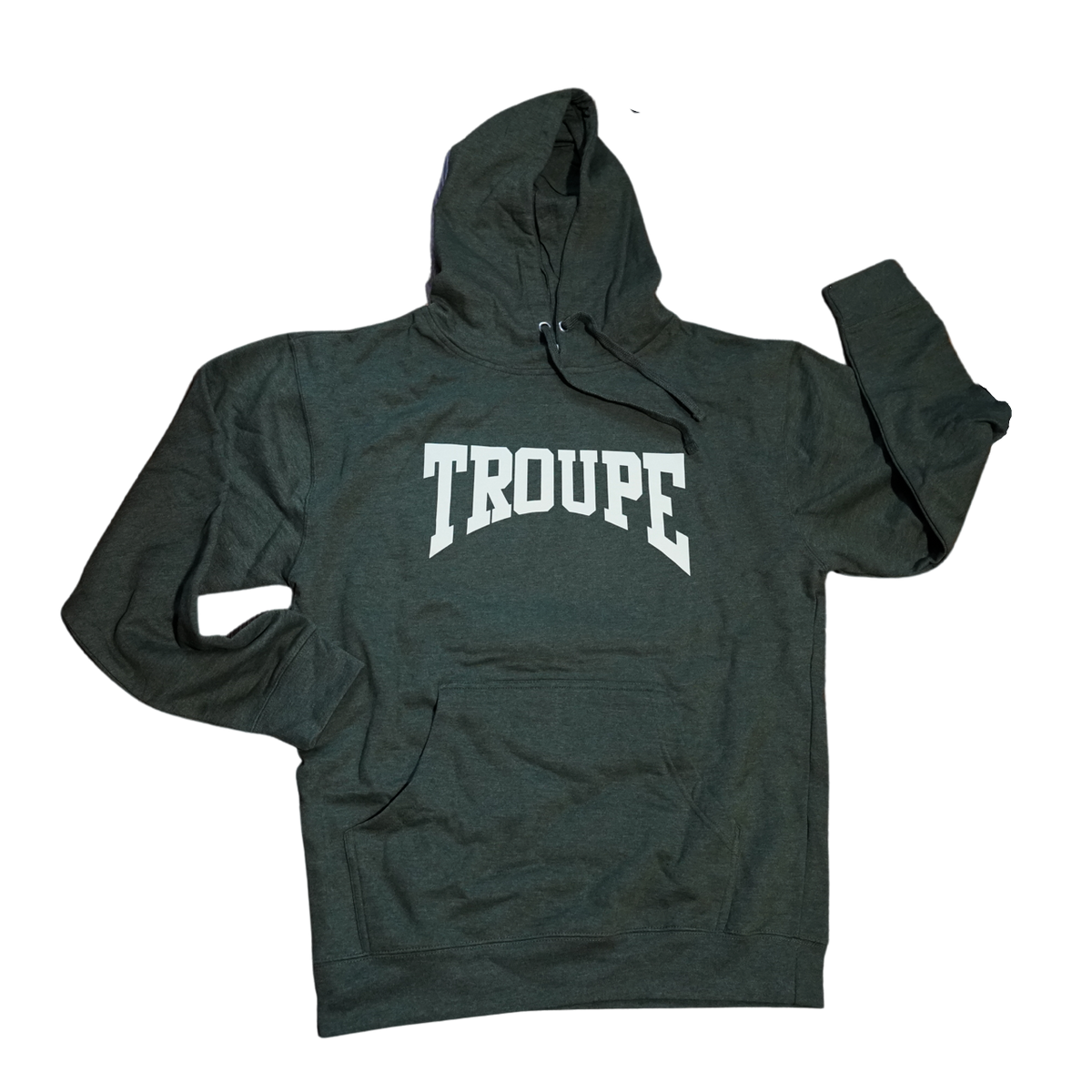 Troupe Army Green Pullover Hoodie – Fanum Supply