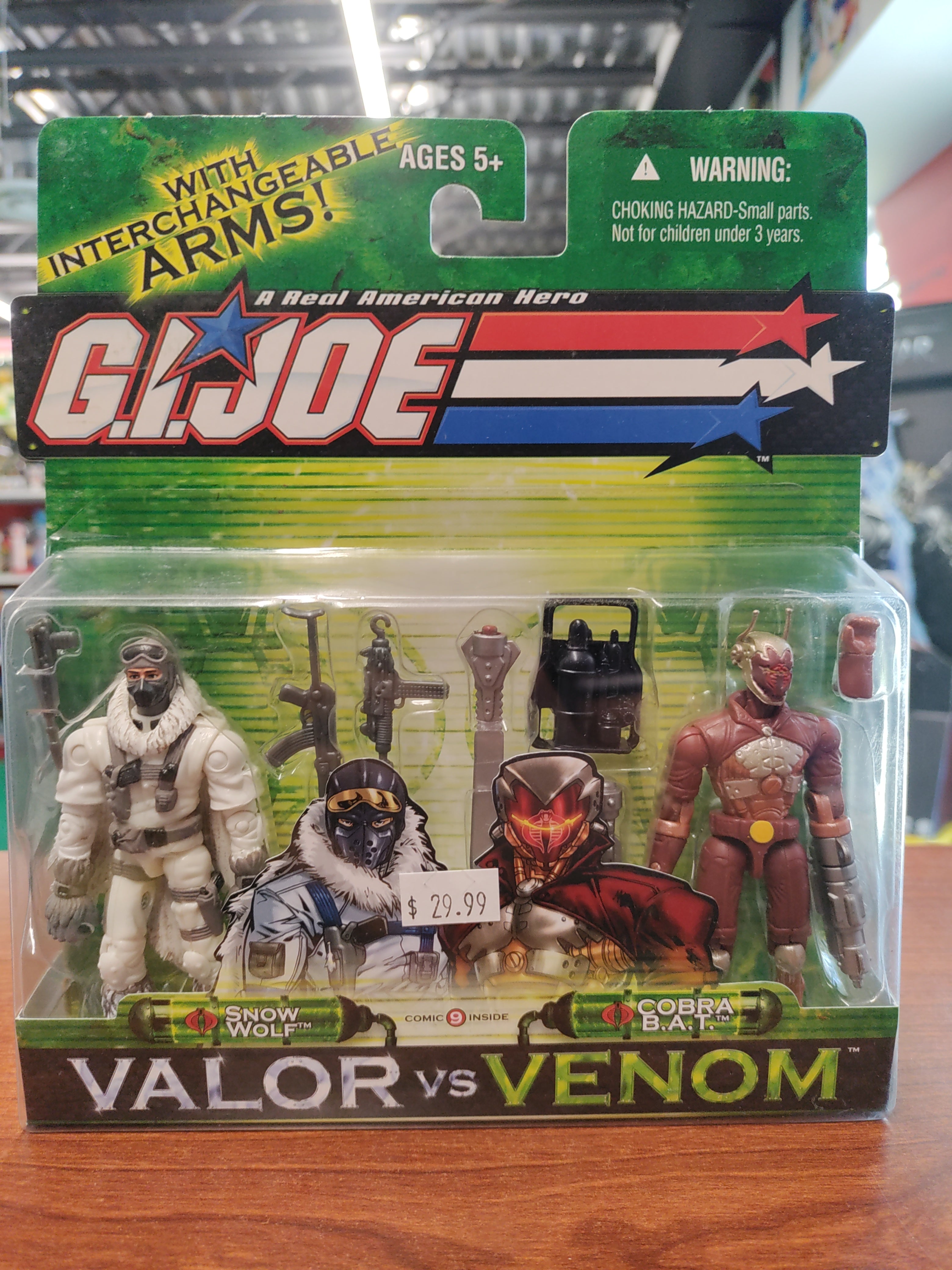 G.I.Joe Valor vs. Venom: Roadblock vs. Cobra C.L.A.W.S. – Todd's Toys