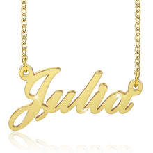 Classic Personalized Gold Plated Name Necklace O Chain For Girls Women
