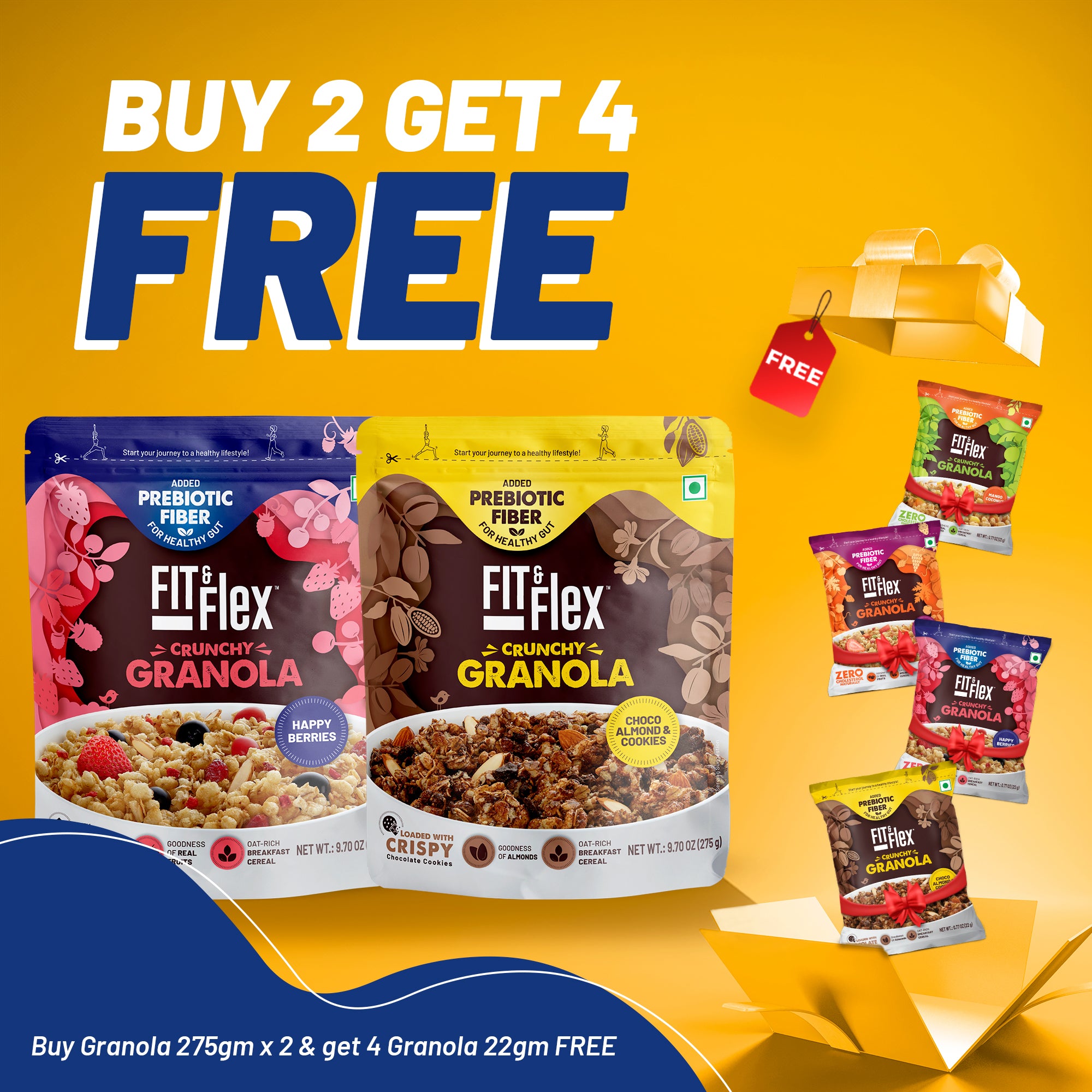 Buy 2 Get 4 Granola