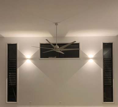 The aesthetic appearance of any wall or room can be gained quickly using the LED light strip system supplied by D.L.F. based on the Sunshine Coast. 