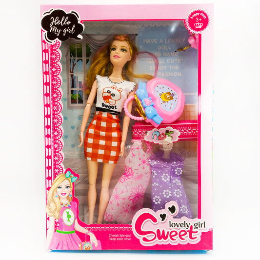 Beautiful Fashion Doll With Beauty Accessories Doll Set For Girls – Toyster