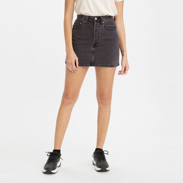 Levi's Ribcage Skirt Washed Black - Fifi & Annie