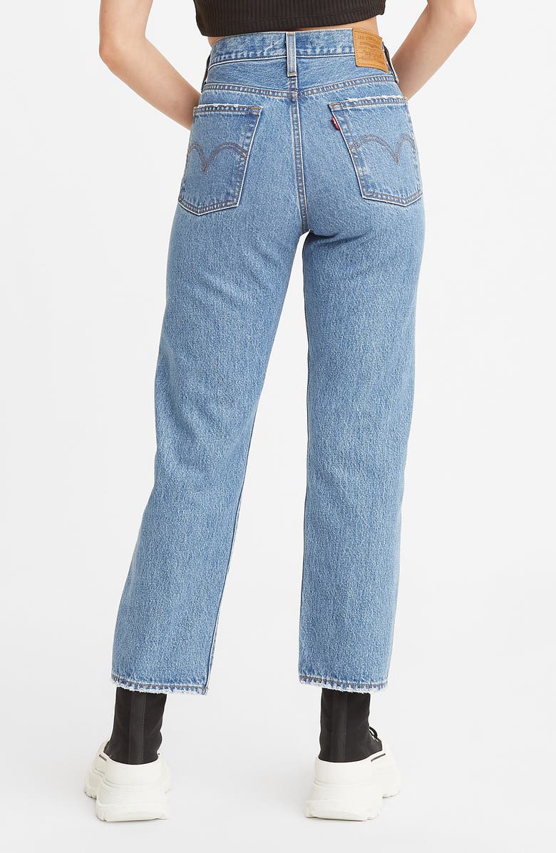 Levi's Wedgie Fit Straight Jeans Oxnard Haze - Fifi & Annie