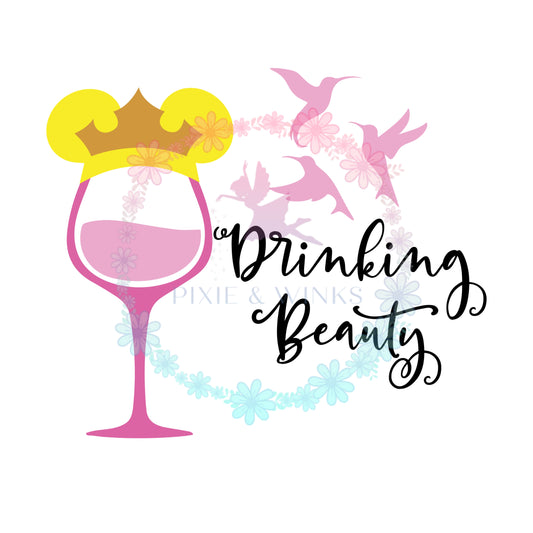 Drunkest Of Them All Disney Wine HTV and Sublimation Prints, Disney Sn –  Pixie & Winks