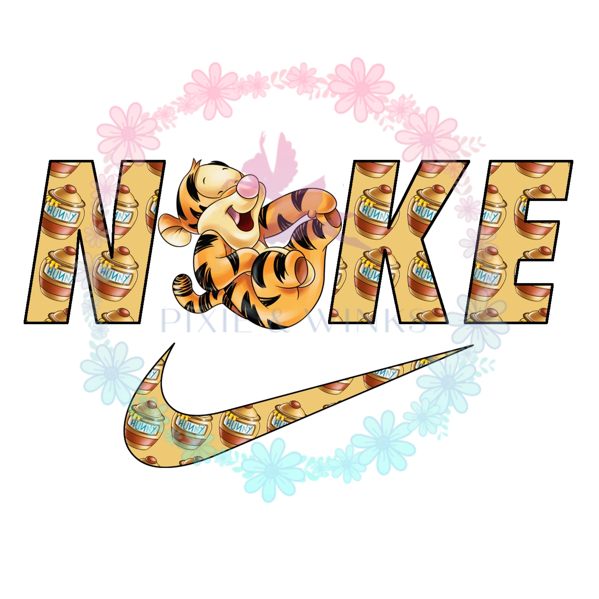 Cute Tigger Nike HTV and Sublimation Prints – Pixie & Winks