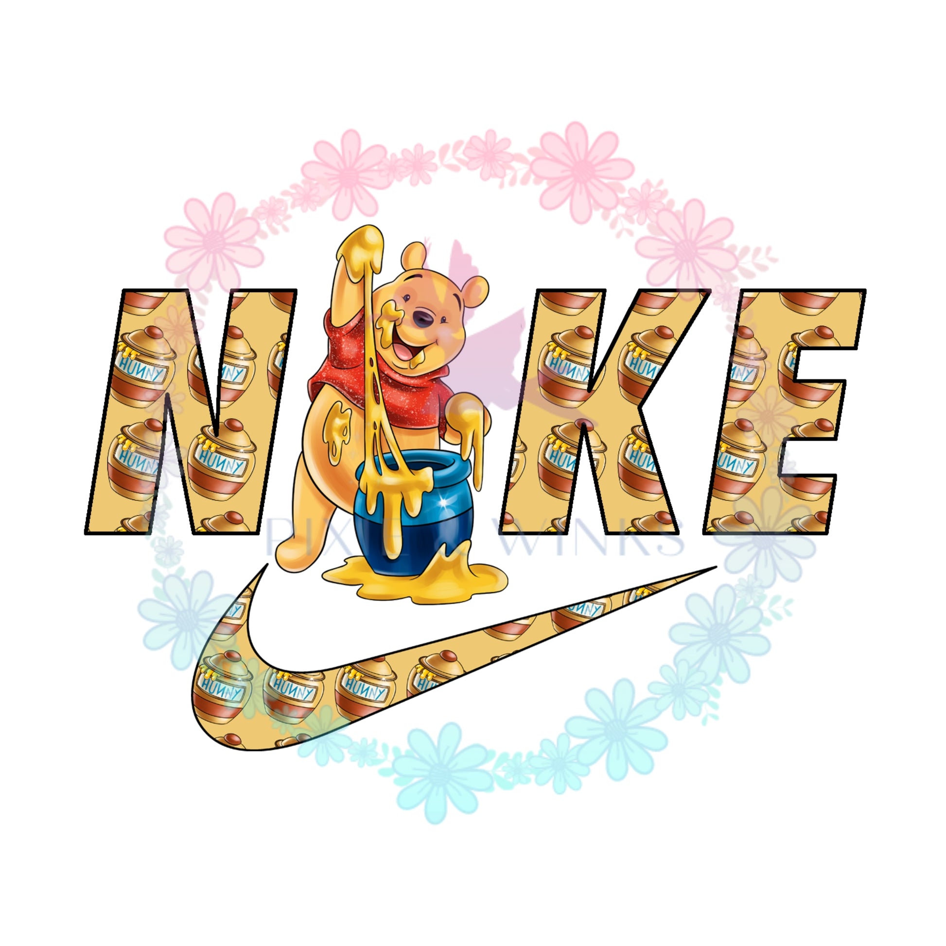 Pooh Nike HTV and Sublimation Prints – Pixie & Winks