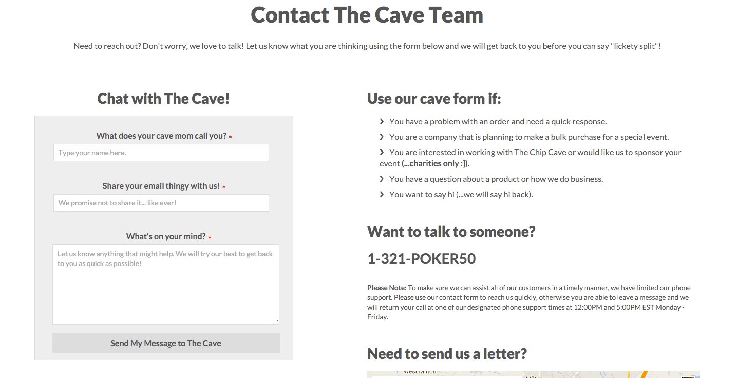 Contacting The Cave