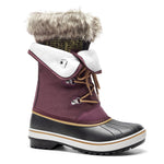 Aleader Womens Warm Faux Fur Lined Mid Calf Winter Snow Boots