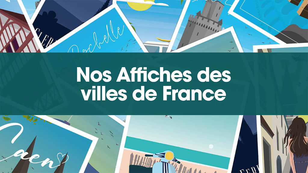 Affiche ville de France