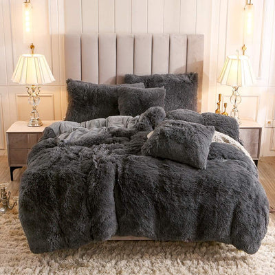 fluffy duvet cover set