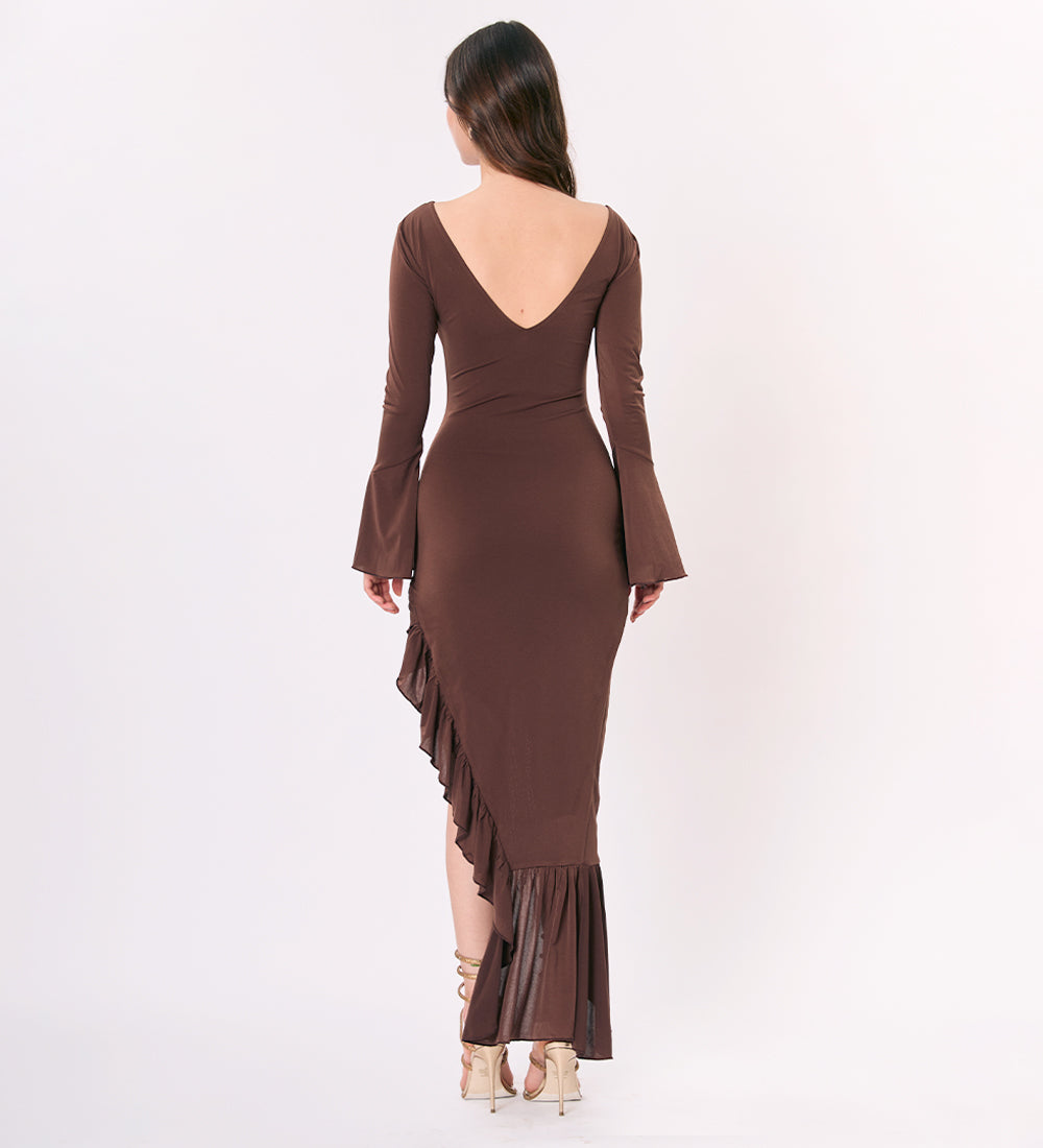 Mari Brown Dress