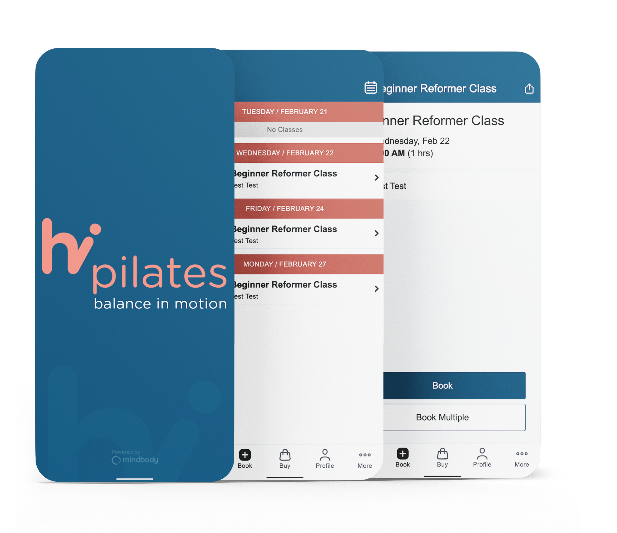 hi pilates on ios and android app