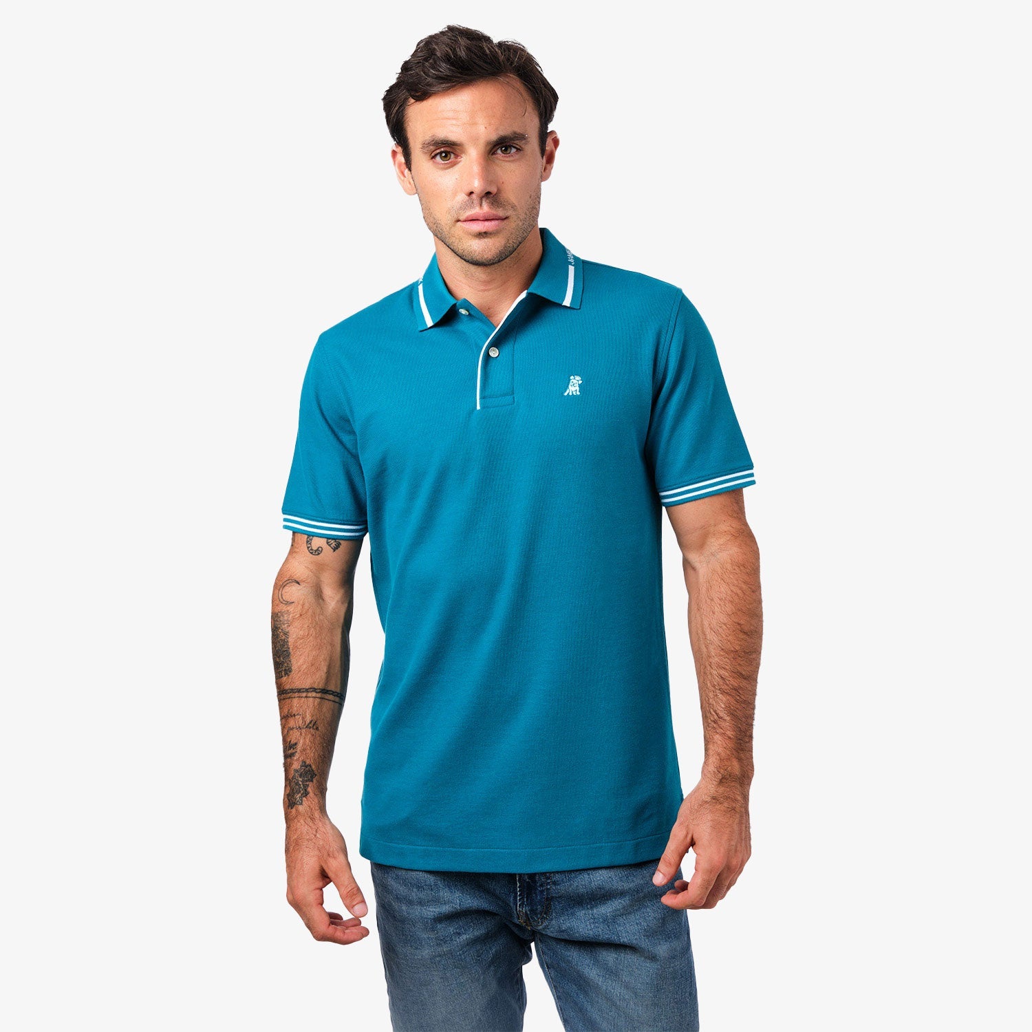 Men's Branded Collar Polo Shirt – JAMES BARK