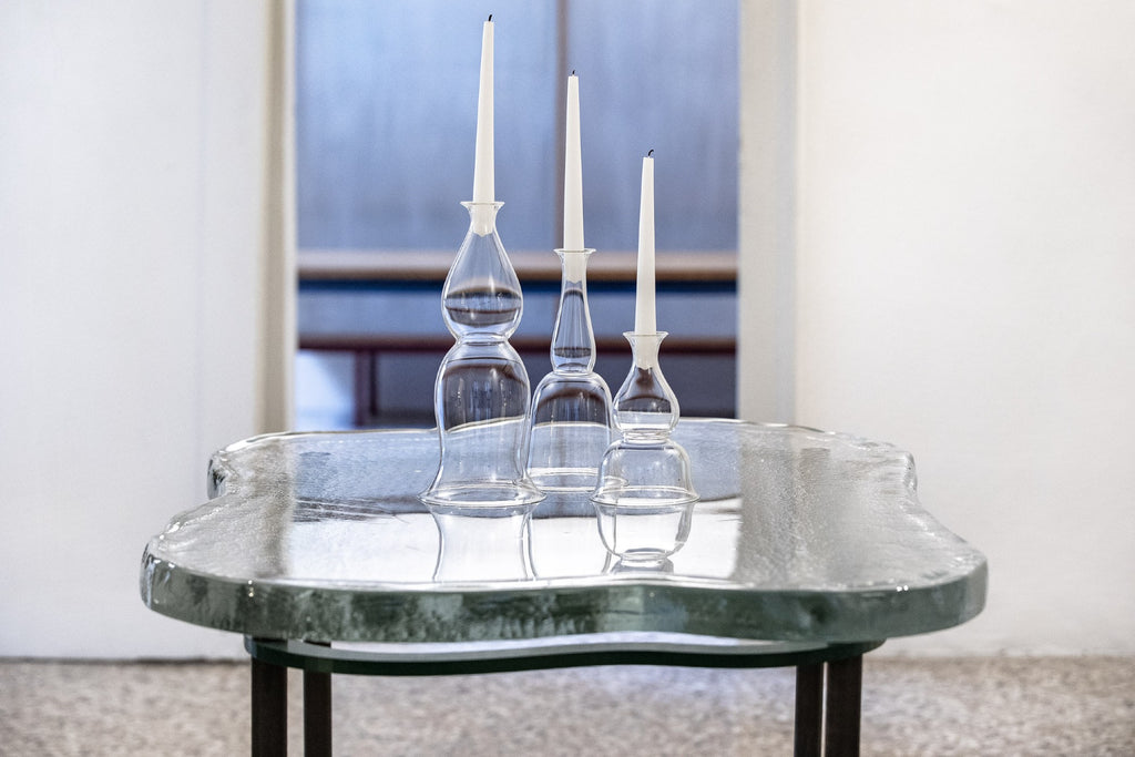 NOMAD Yali Glass Marie-Rose Kahane Isola Tables