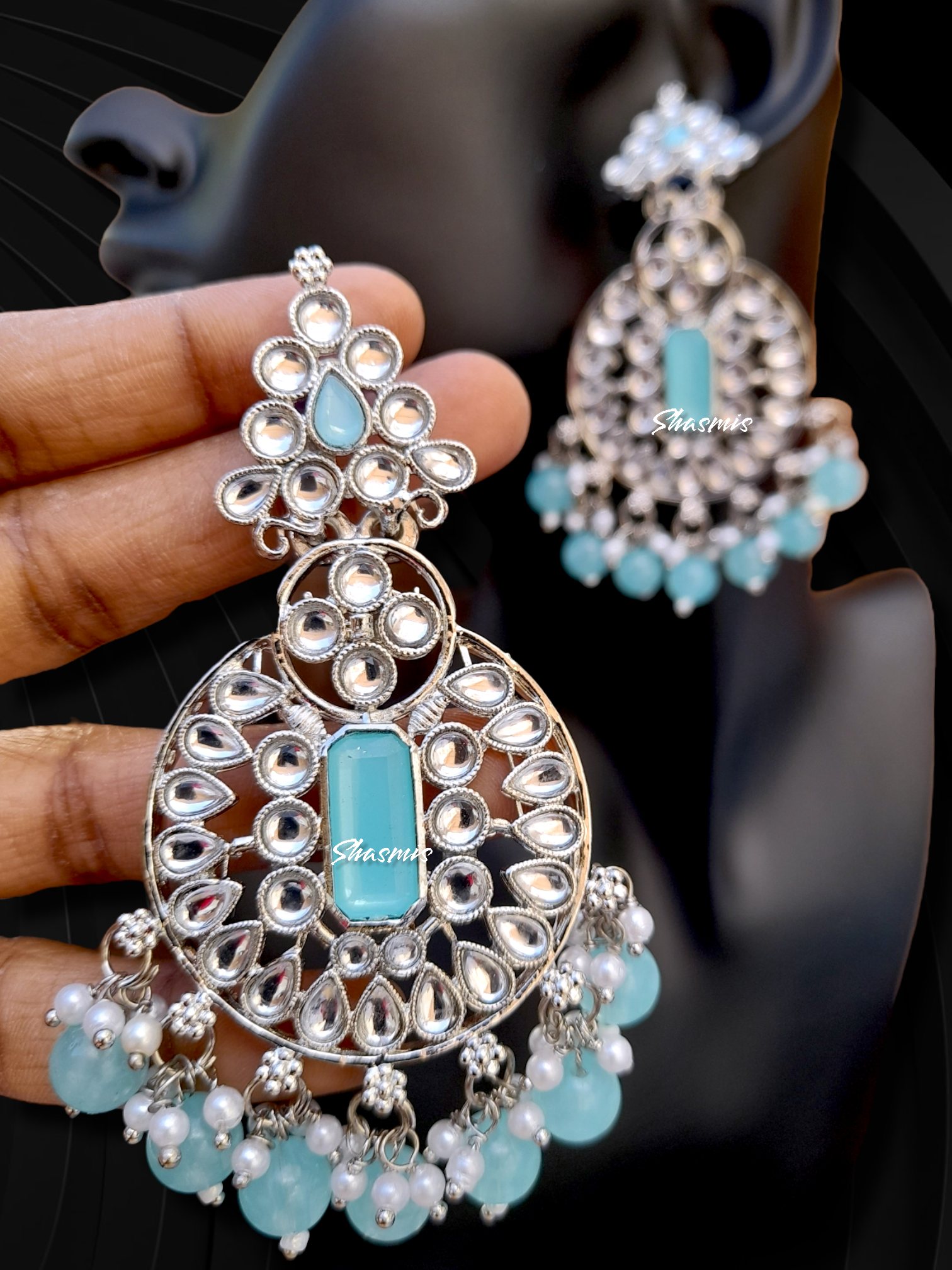 EMERY ROSE Bell Round Ball Tassel Drop Jhumka Earrings | SHEIN USA
