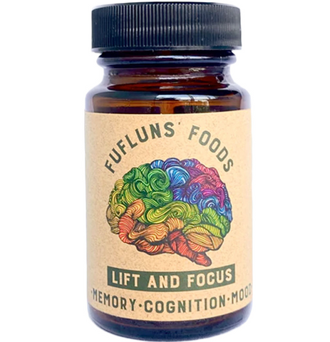 fufluns fungi capsules lift and focus cognitive mushroom supplement
