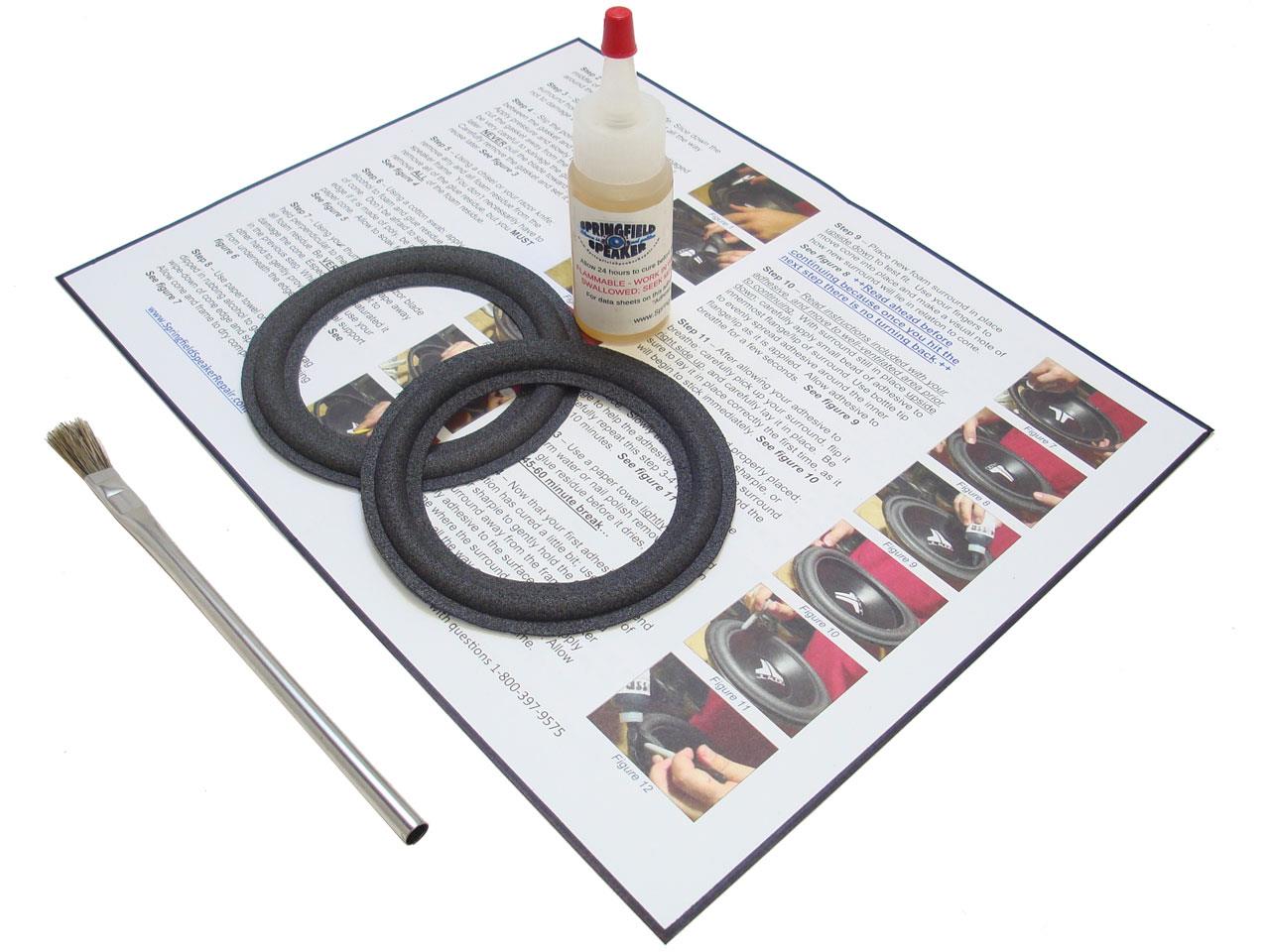 Cambridge Soundworks Ensemble 4" Speaker Foam Surround Repair Kit - 2BP4