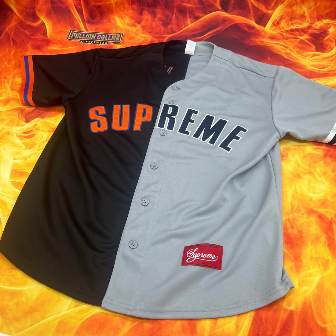 Supreme - Don´t Hate Baseball Jersey-
