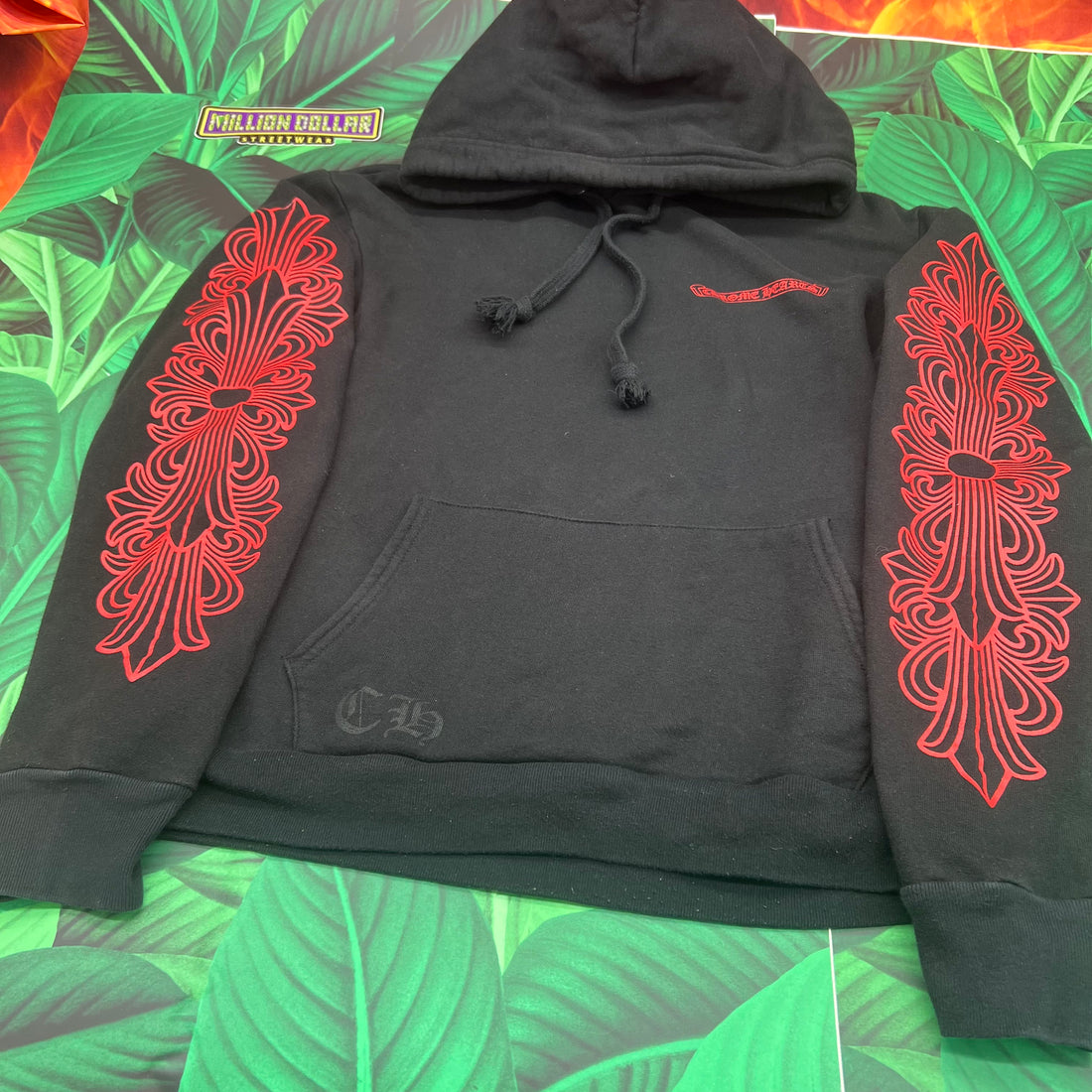 Chrome hearts horseshoe floral hoodie- XS – Million Dollar Streetwear