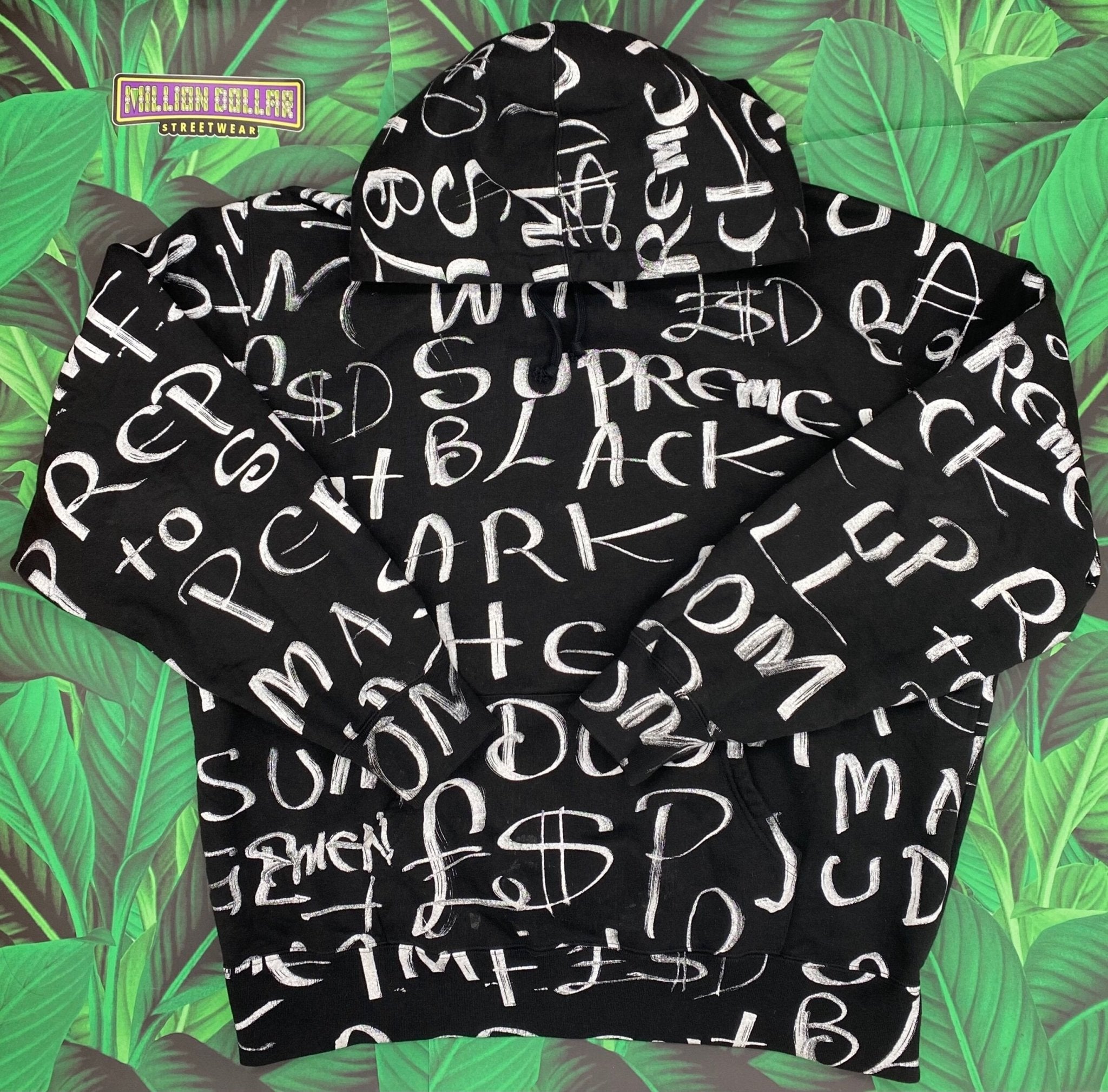 Supreme black ark hoodie- XL – Million Dollar Streetwear