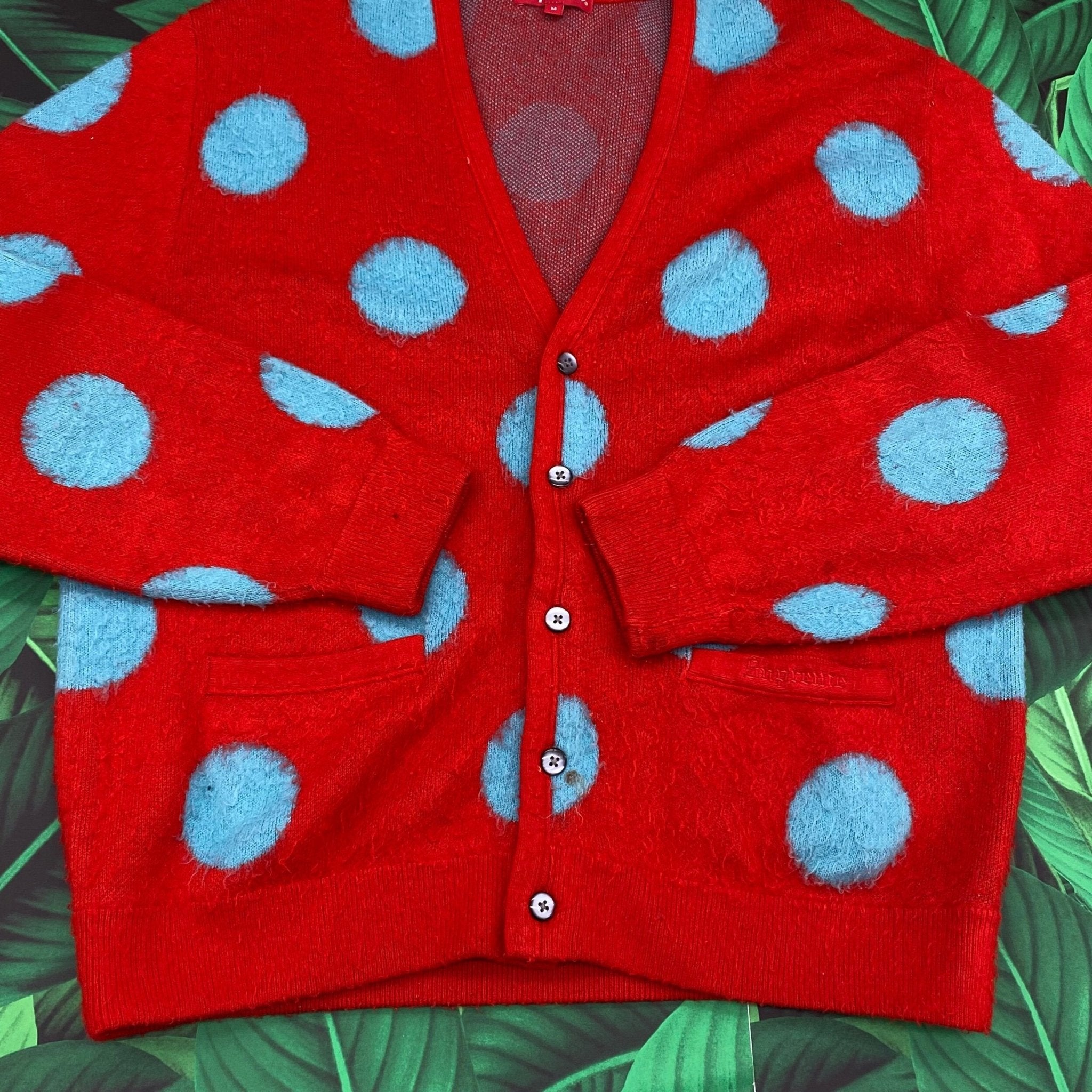 カーディガン Supreme Brushed Polka Dot Cardigan M 【年中無休