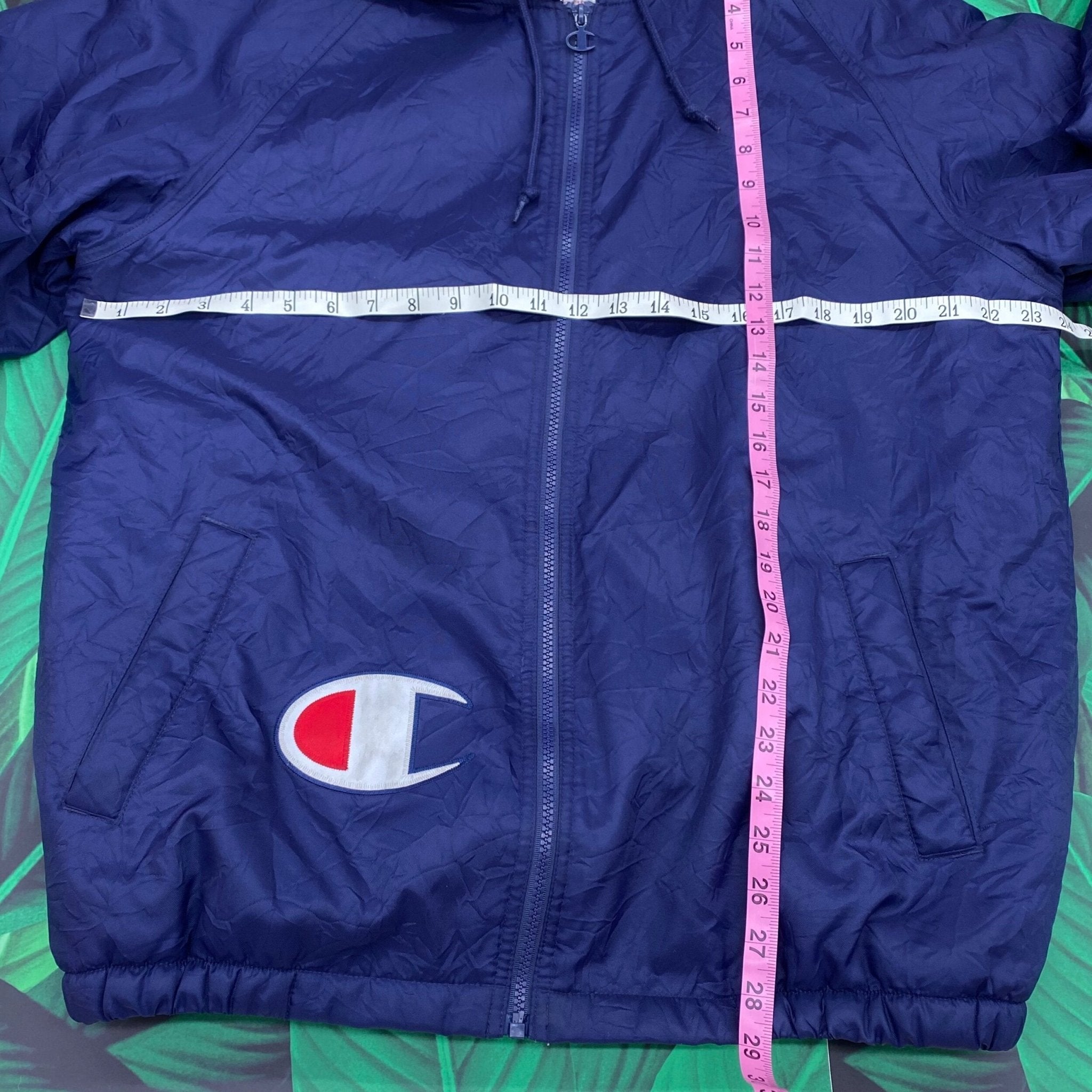 Supreme champion Sherpa hooded zip up jacket- L