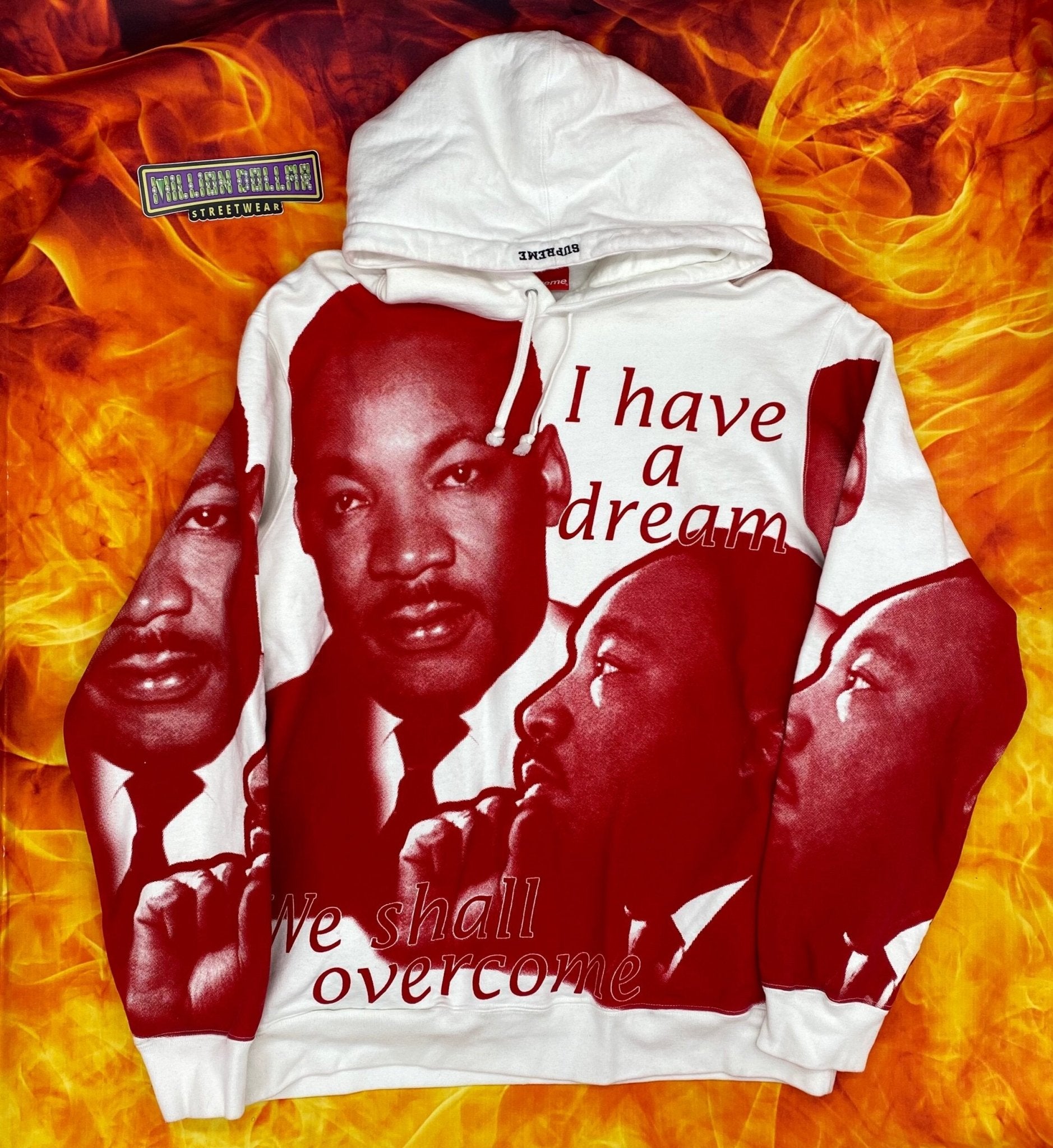 Supreme MLK hoodie- L – Million Dollar Streetwear