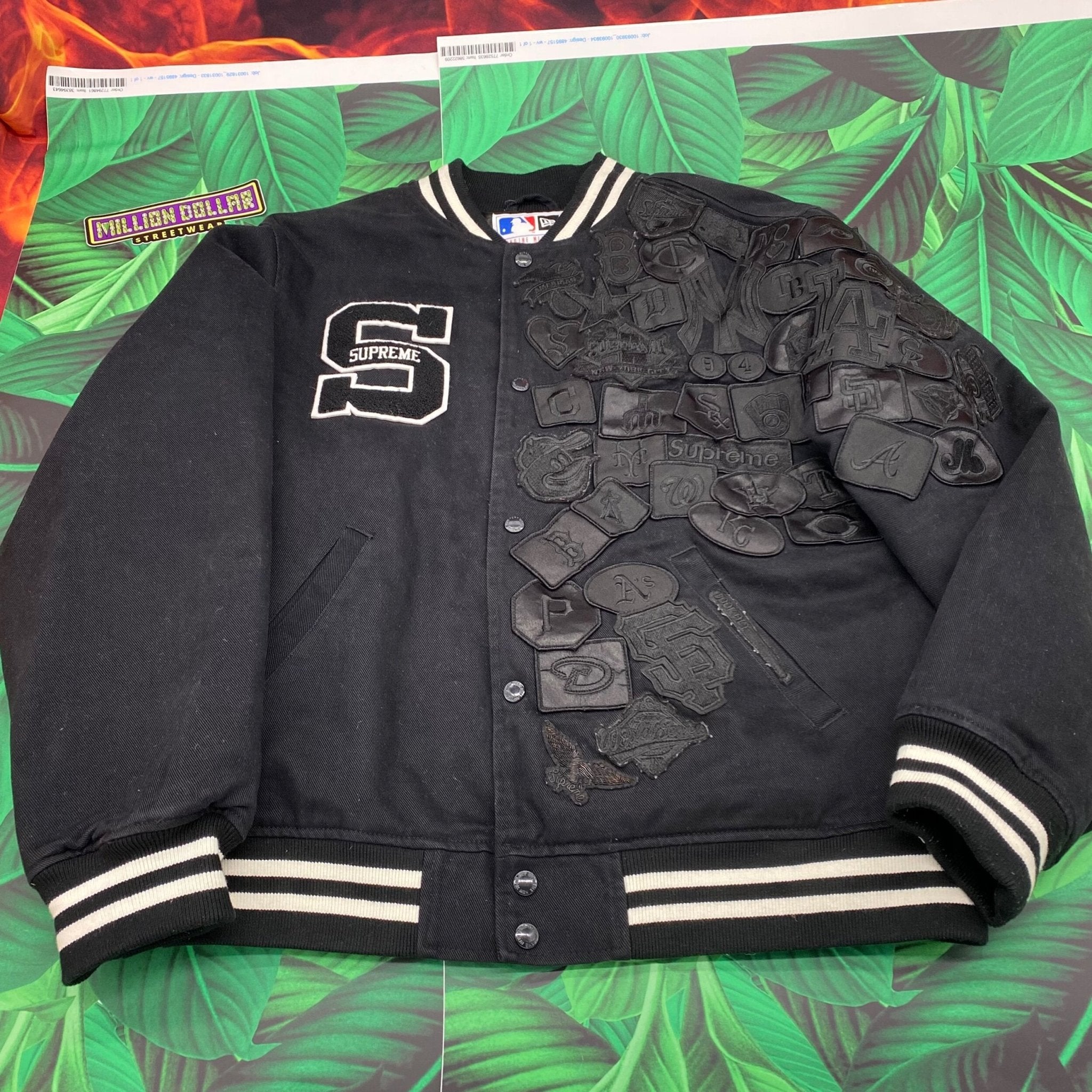 Supreme New Era MLB Varsity Jacket merkeziklinika.az