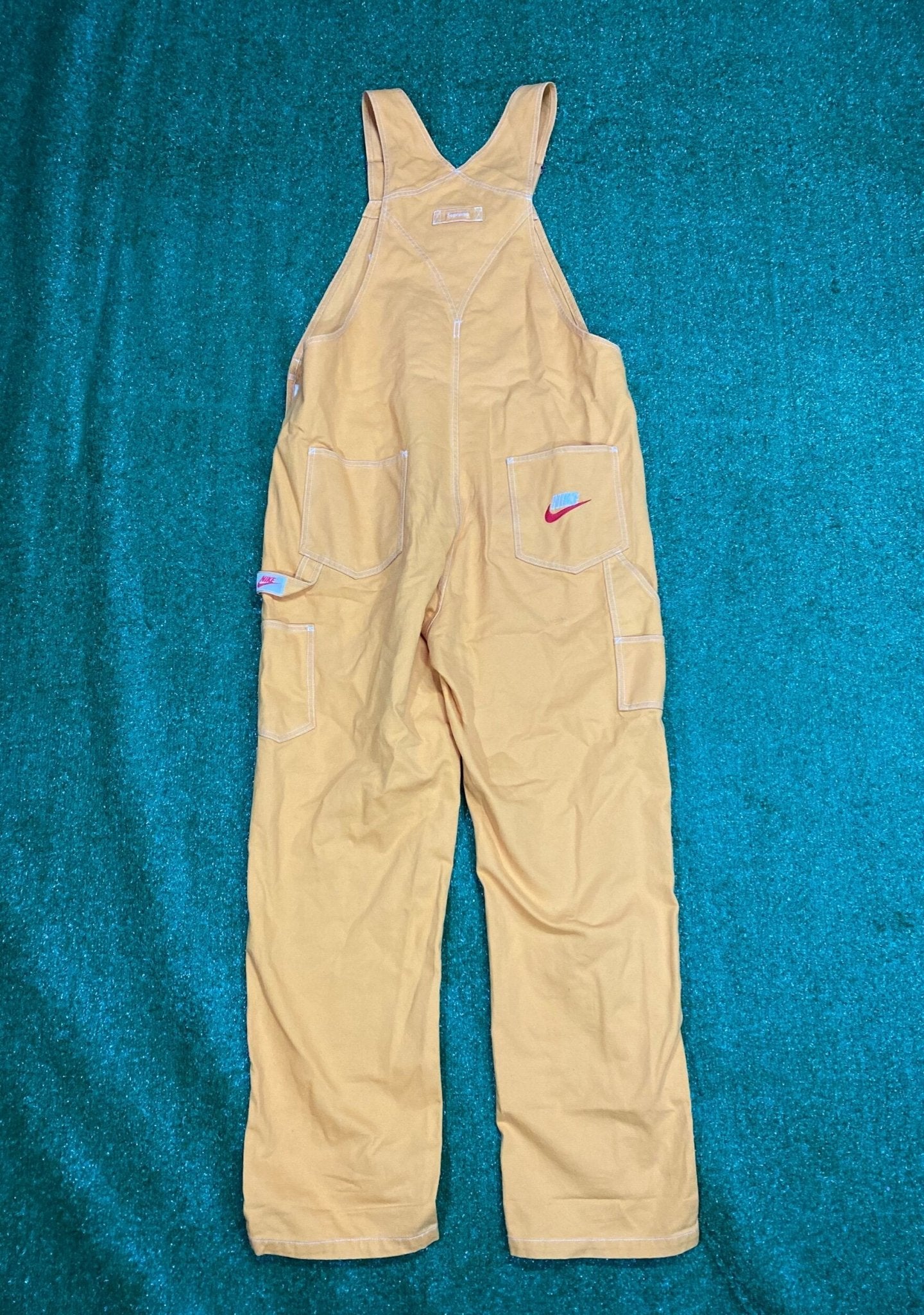 大得価得価 Mサイズ Supreme Nike Overalls オーバーオール マスタード