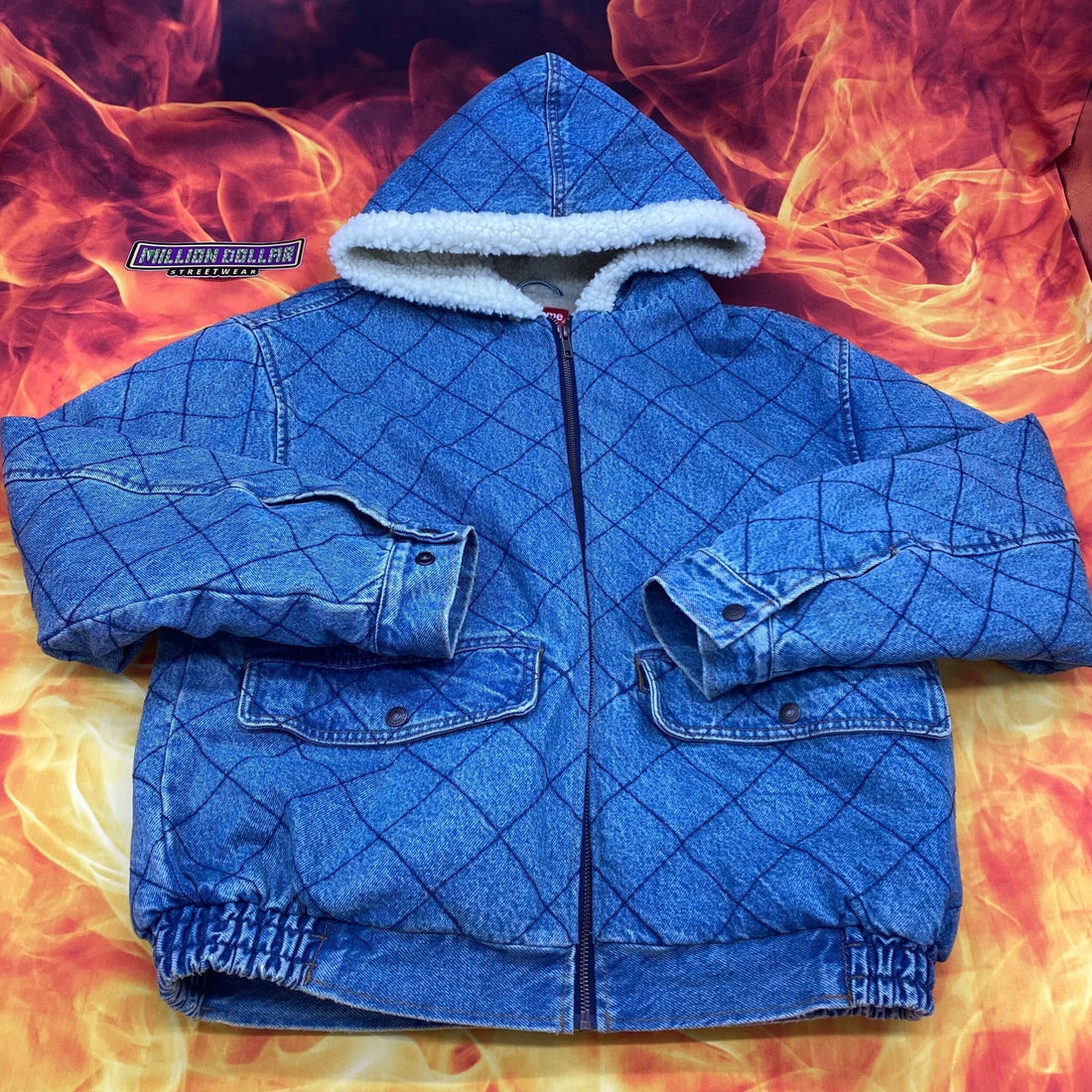 Supreme cherub denim trucker jacket- S – Million Dollar Streetwear