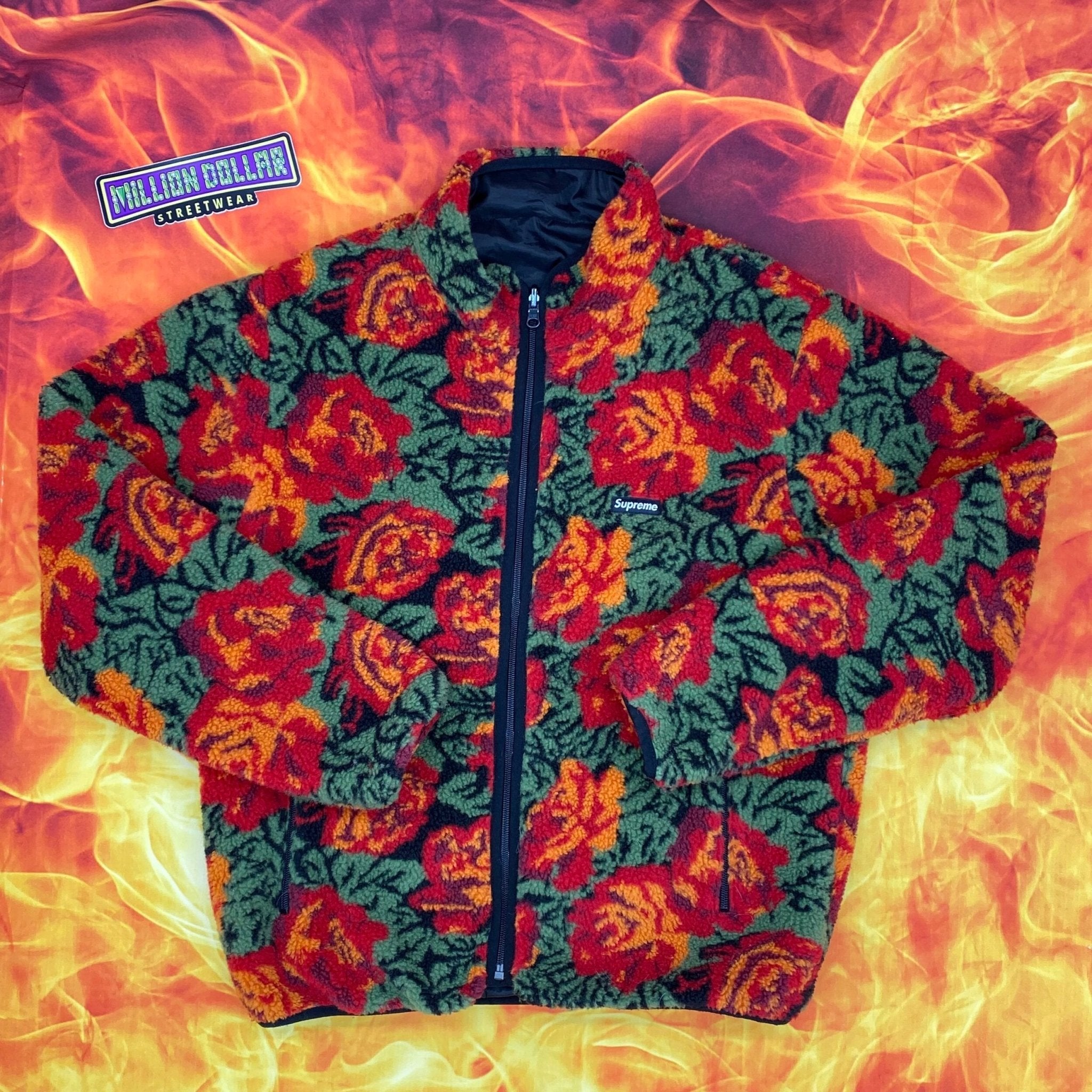 売れ筋 Supreme Supreme 16aw Fleece Roses 通販 www Reversible