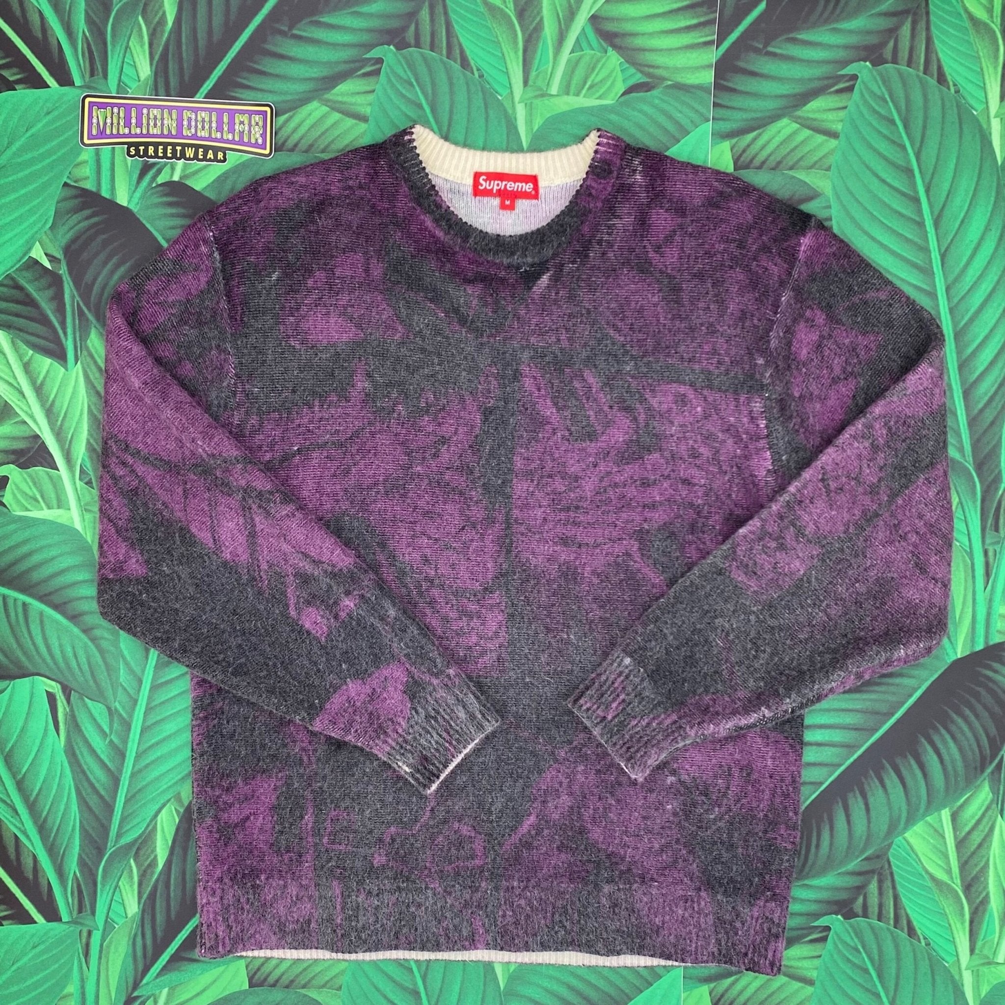 Supreme the crow sweater purple Mサイズ - ニット/セーター